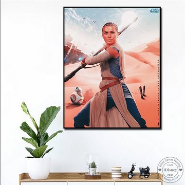 TPFLiving Kunstdruck (OHNE RAHMEN) Poster - Leinwand - Wandbild, Disney Marvel - Star Wars - Impressionen - Superhelden - (Leinwand Wohnzimmer, Leinwand Bilder, Kunstdruck), Leinwand bunt - Größe 20x25cm