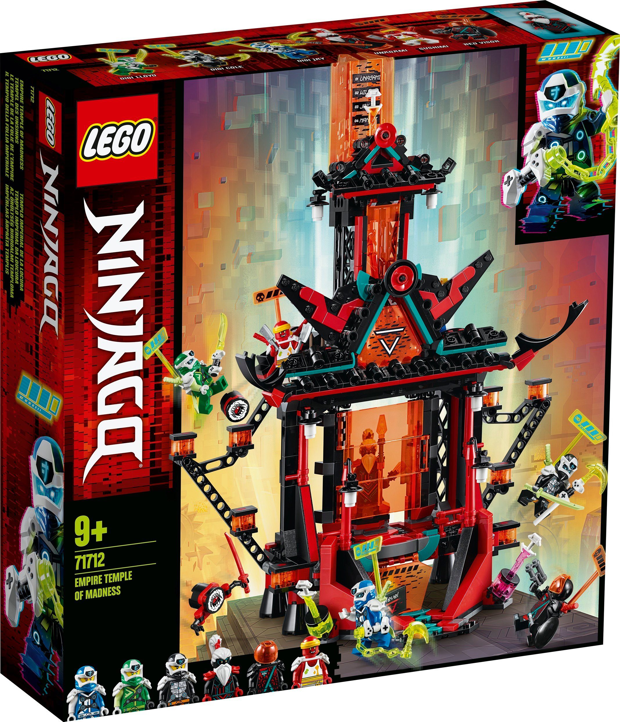 LEGO® Konstruktions-Spielset NINJAGO® 71712 Tempel des Unsinns, (810 St)