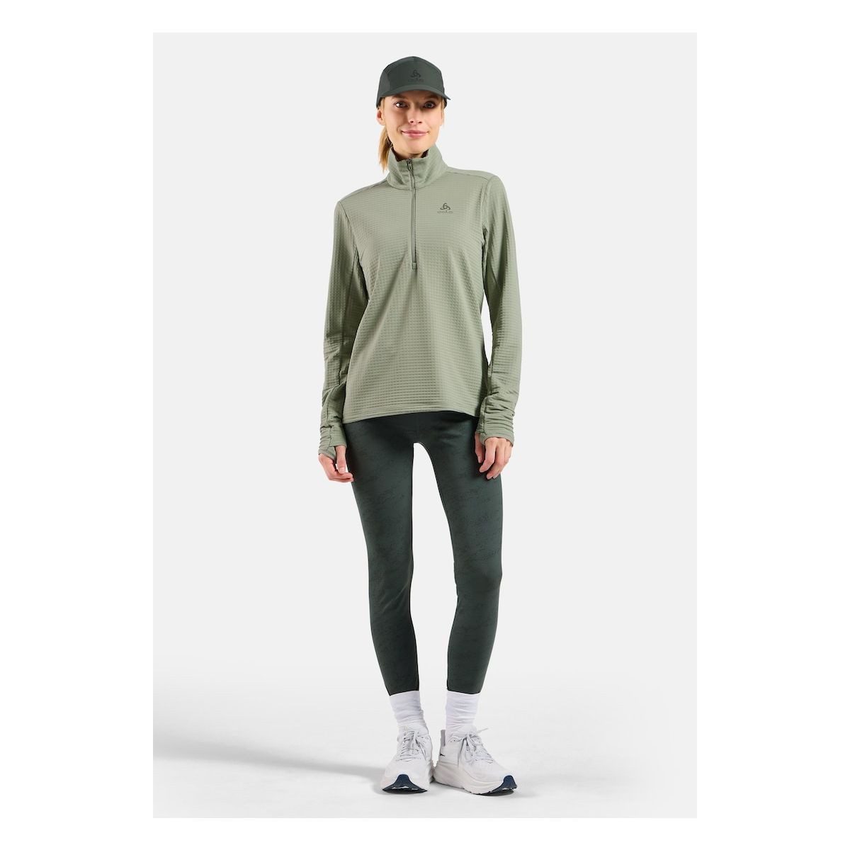 Odlo Kapuzenpullover Essential Thermal Hochfunktionelle Damen-Fleecebekleidung für Outdoor-Aktivitäten mit