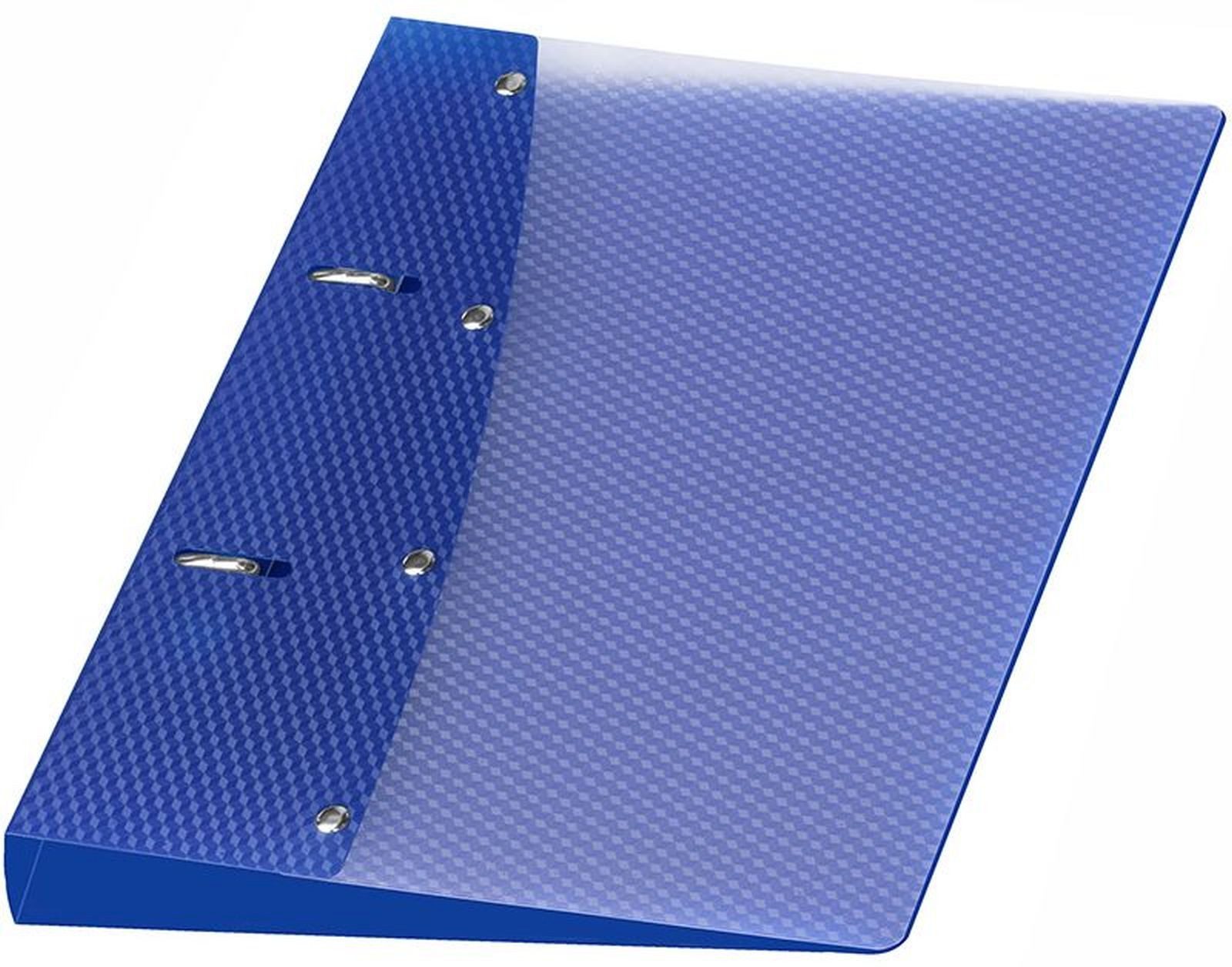 VELOFLEX Präsentationsordner Ringbuch Diamond A5 2 Ringe 20mm blau
