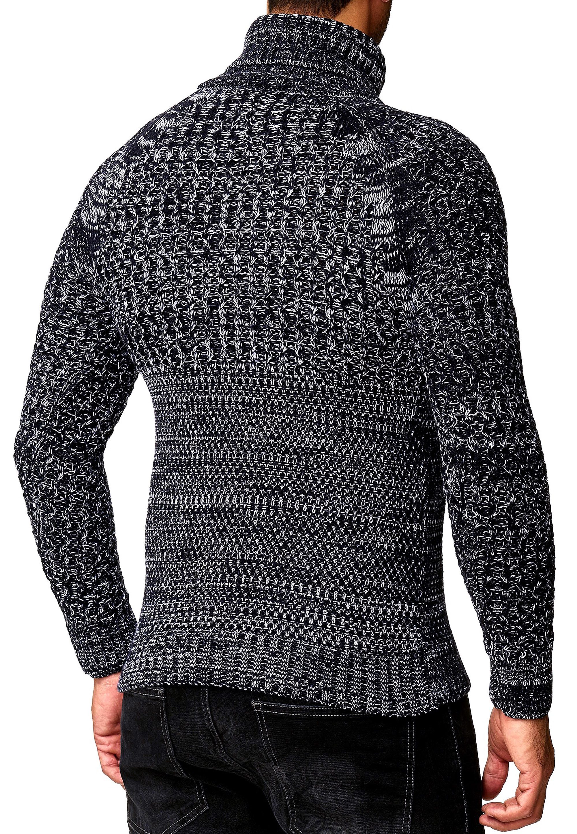 R-NEAL Rollkragenpullover Schwerer Rollkragen Winter Pullover günstig online kaufen