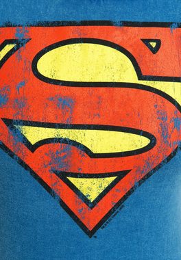 LOGOSHIRT T-Shirt Superman mit coolem Vintage-Print