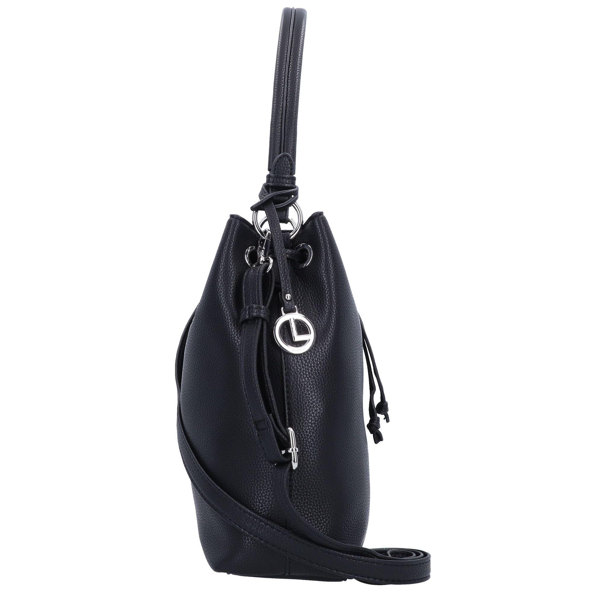 L. CREDI Beuteltasche Ebony, Polyurethan