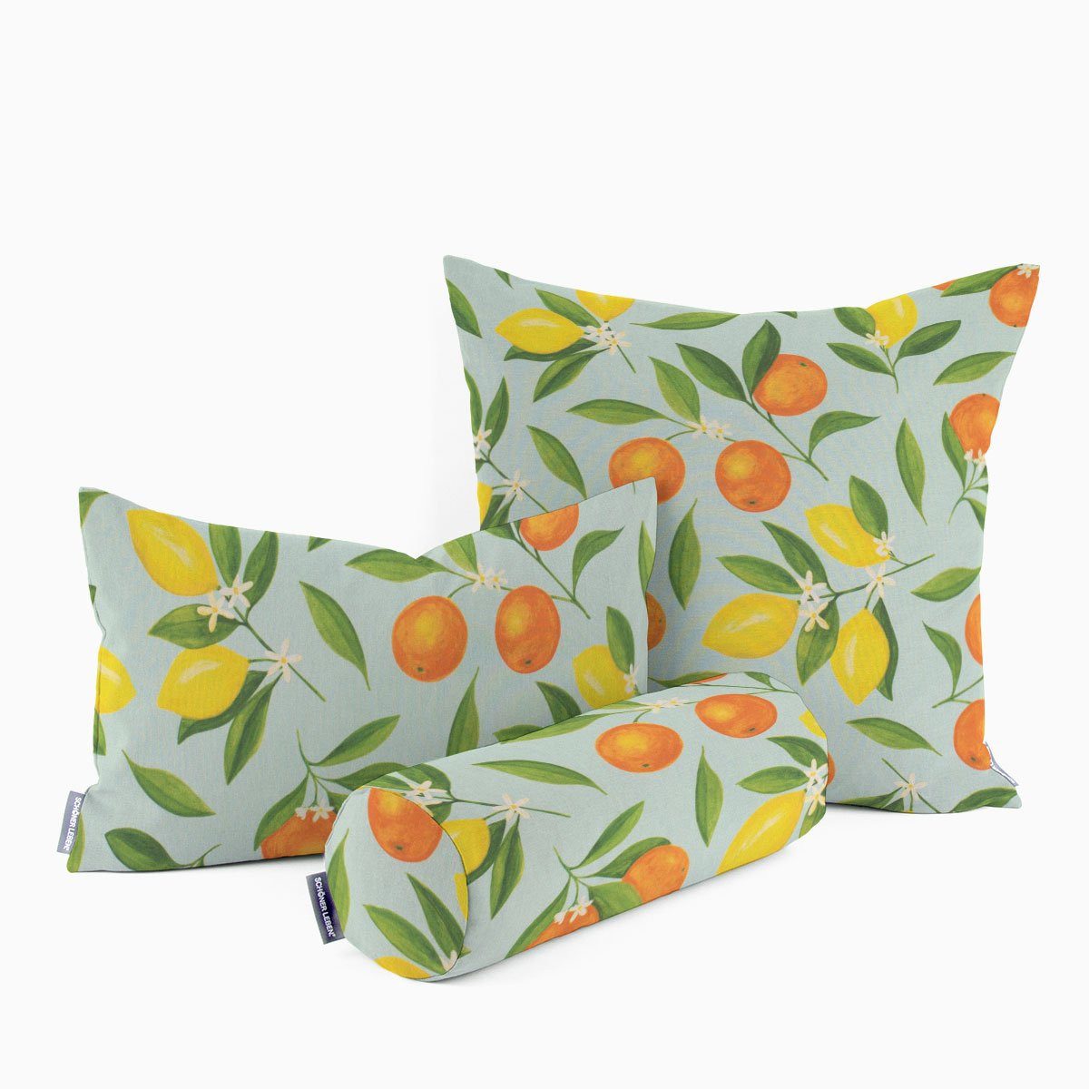 SCHÖNER LEBEN. Dekokissen Kissenhülle Outdoor Citrus günstig online kaufen