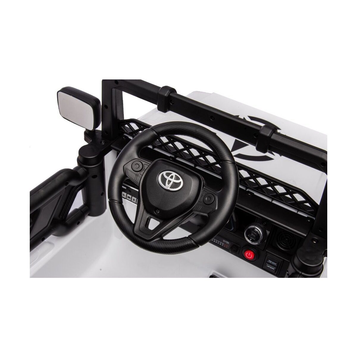 Wisam Elektro-Kinderauto Elektro Auto Batterieauto Toyota FJ Weiß 4x4