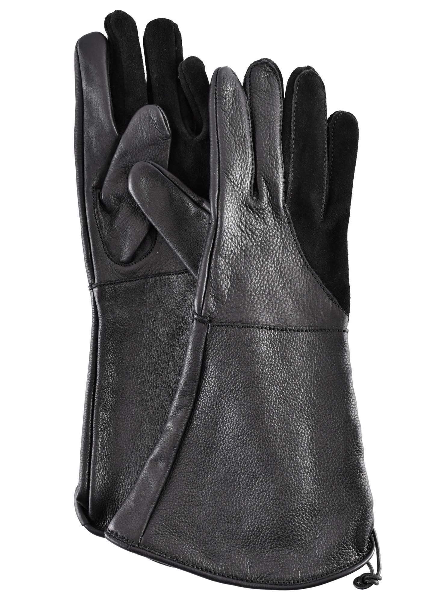 Epic Armoury Kostüm Epic Armoury Falknerhandschuhe, schwarz, Gr. XL