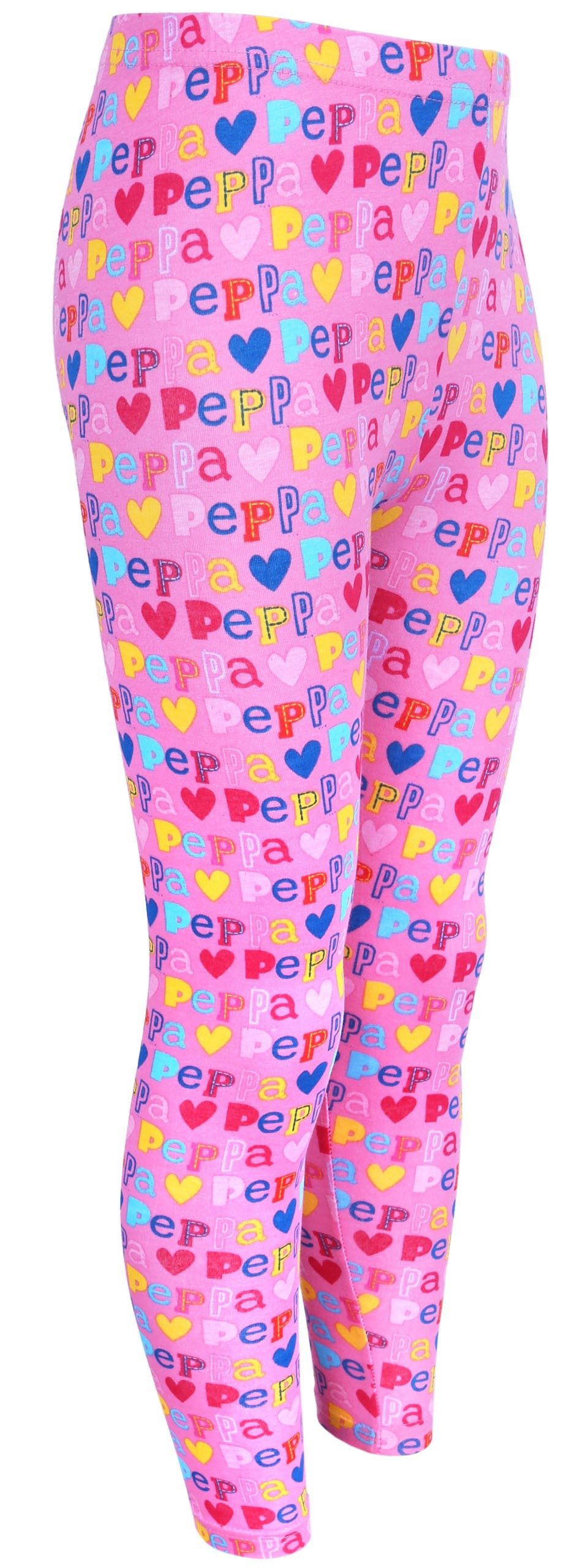 Peppa Pig 7/8-Leggings Pinke Mädchen-Leggings Peppa Pig Peppa Wutz 5 Jahre