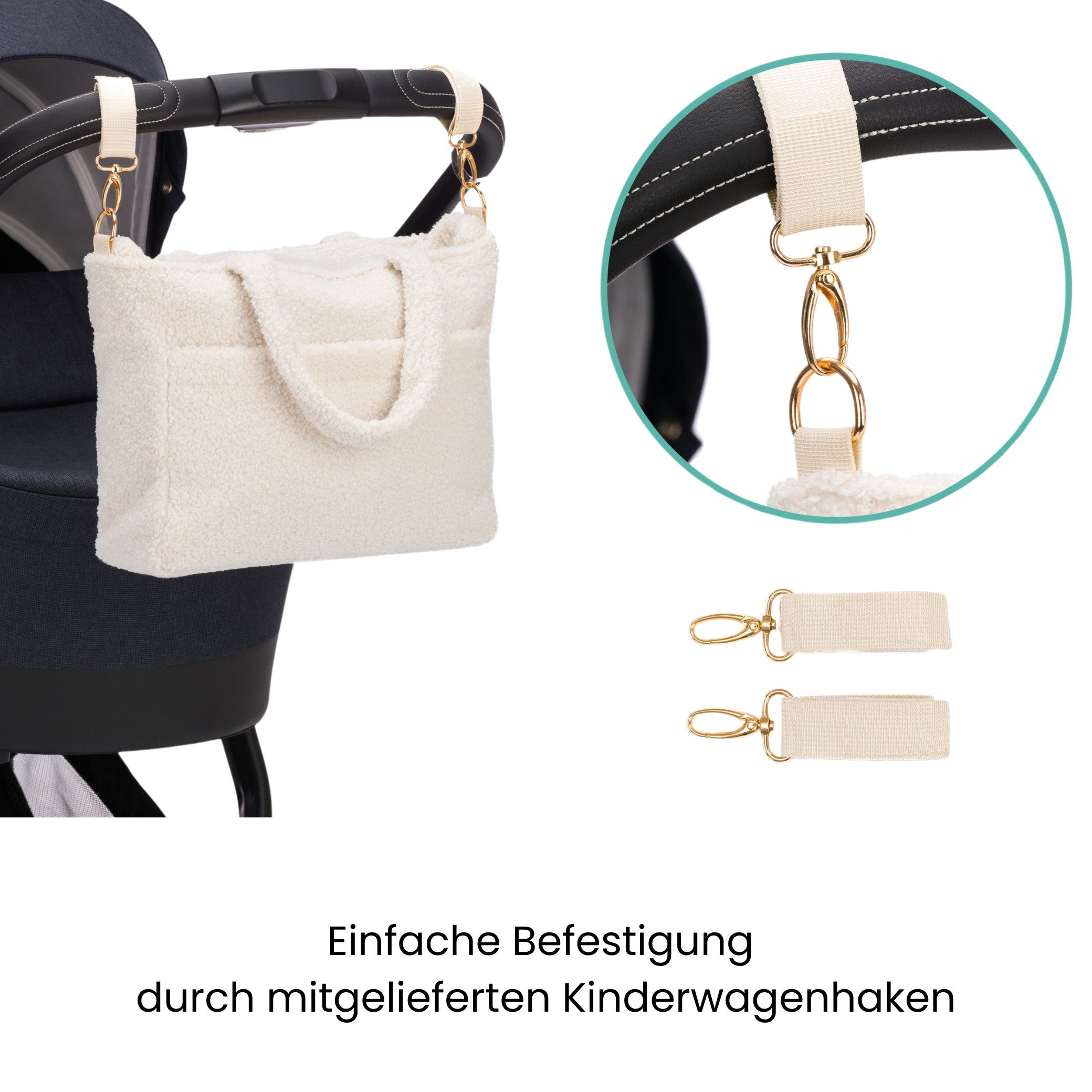 Fillikid Wickeltasche Wickeltasche Teddy Small Exklusiv