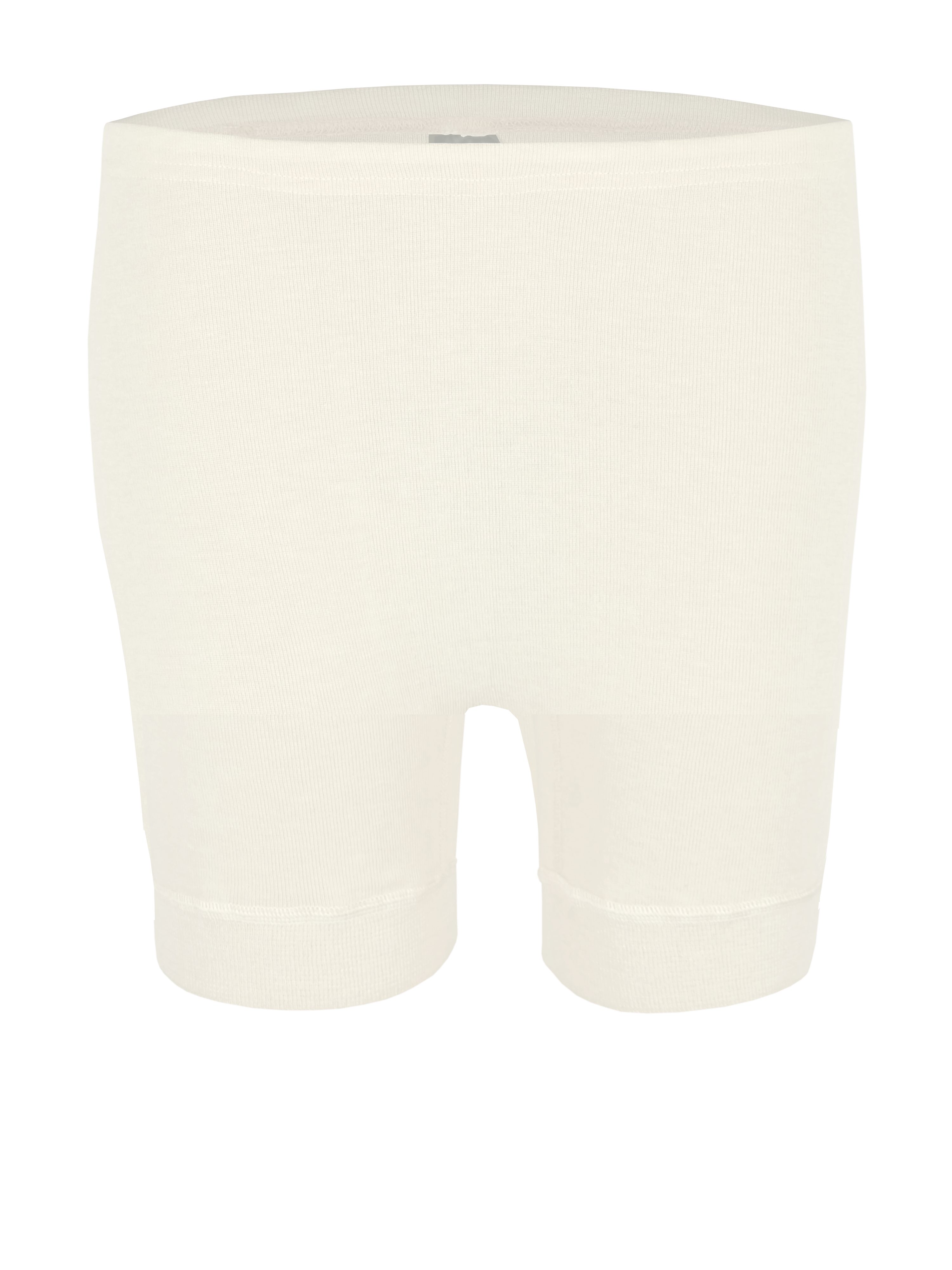 wobera NATUR Panty Unterhose mit Bein (ca. 15 cm) mit Schurwolle GOTS und Seide