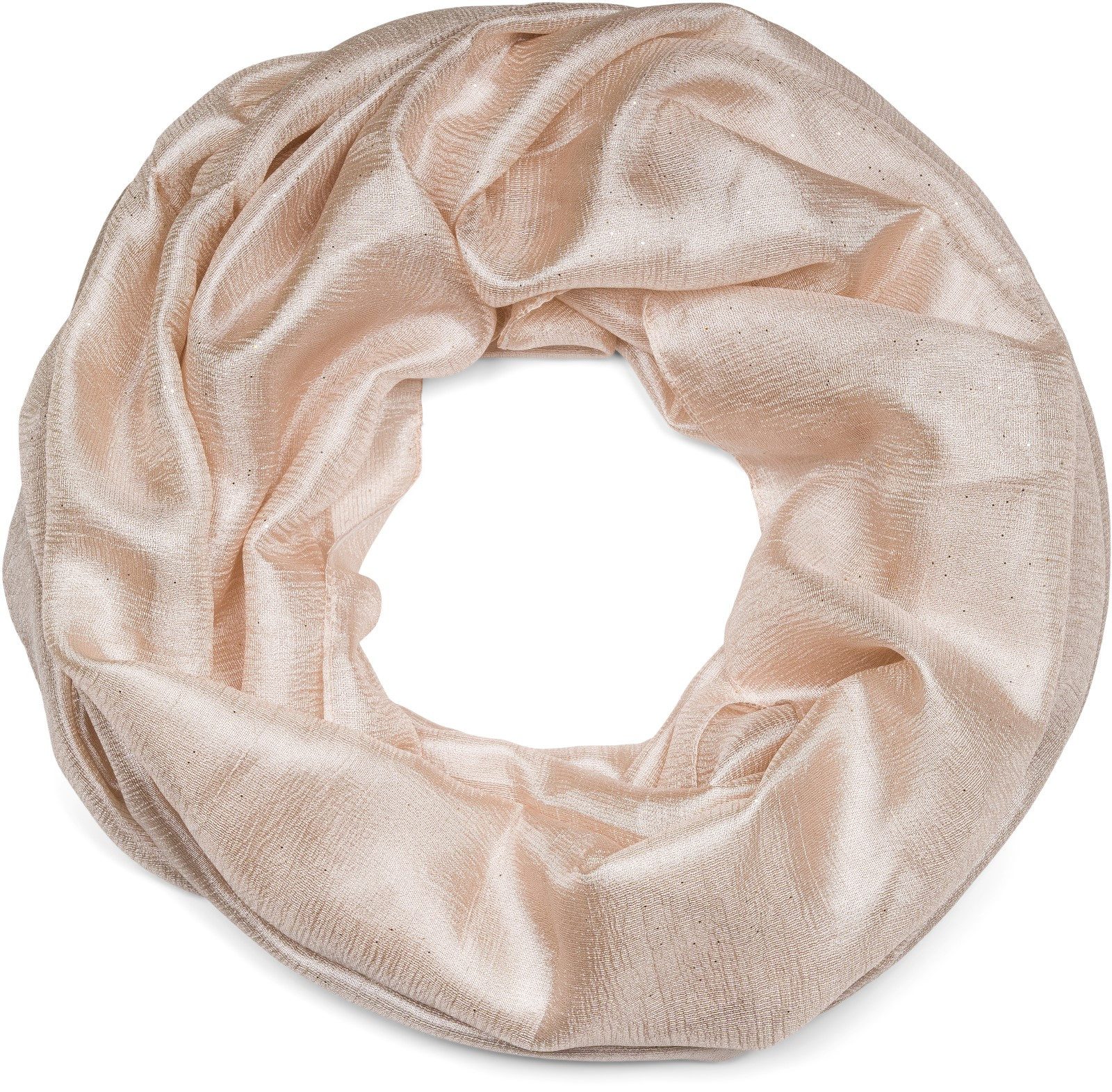 Loop Seidiger Einfarbiger Loop Glitzer