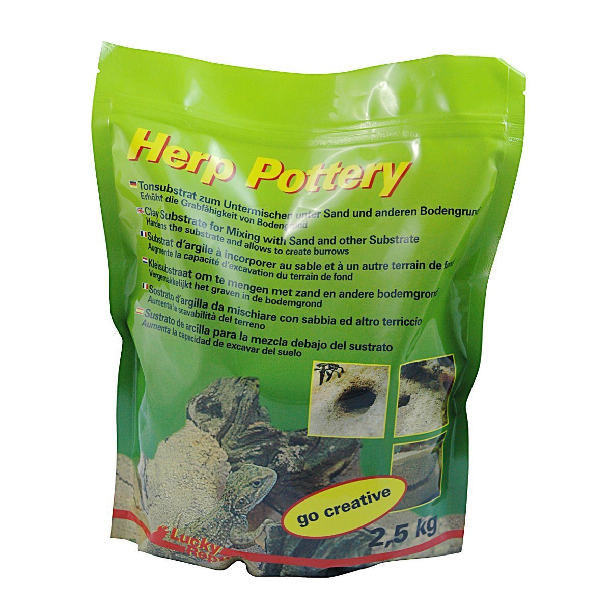 Lucky Reptile Terrarien-Substrat Herp Pottery 2,5 kg