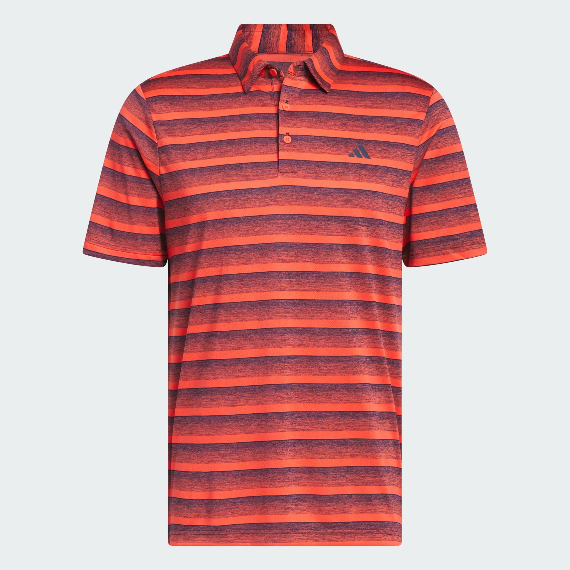 adidas Funktionsshirt Collegiate Bright Red POLOSHIRT Performance / STRIPE Navy TWO-COLOR
