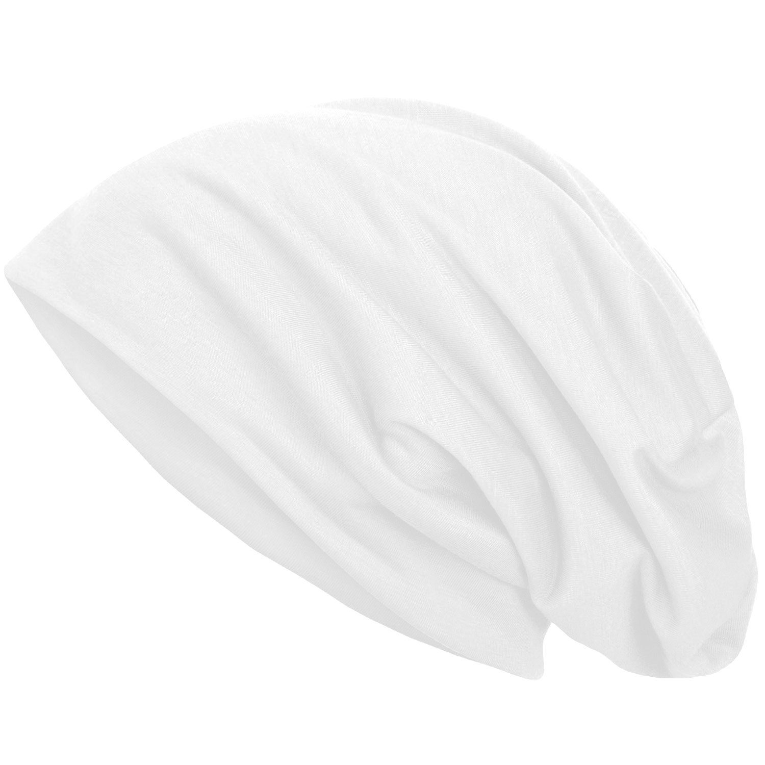 style3 Beanie (1-St) Mütze Damen Herren Haube Sommer Herbst XXL Chemo Schlafmütze Cap
