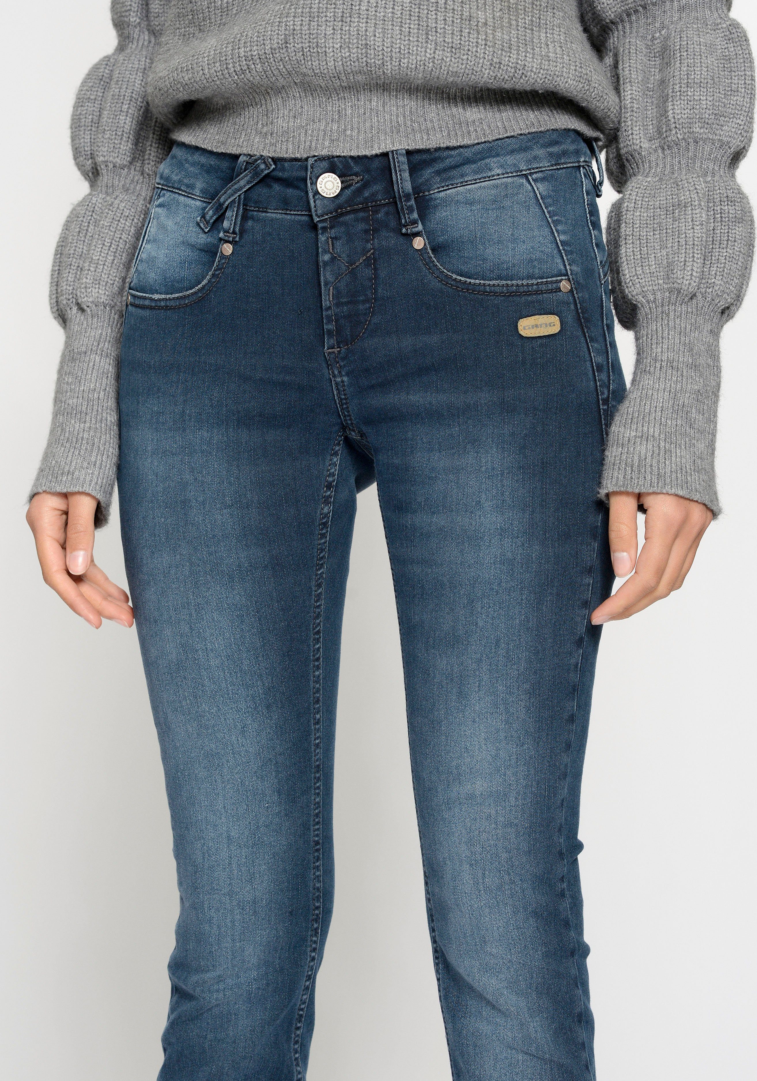 GANG Skinny-fit-Jeans striking Nele 94 smooth