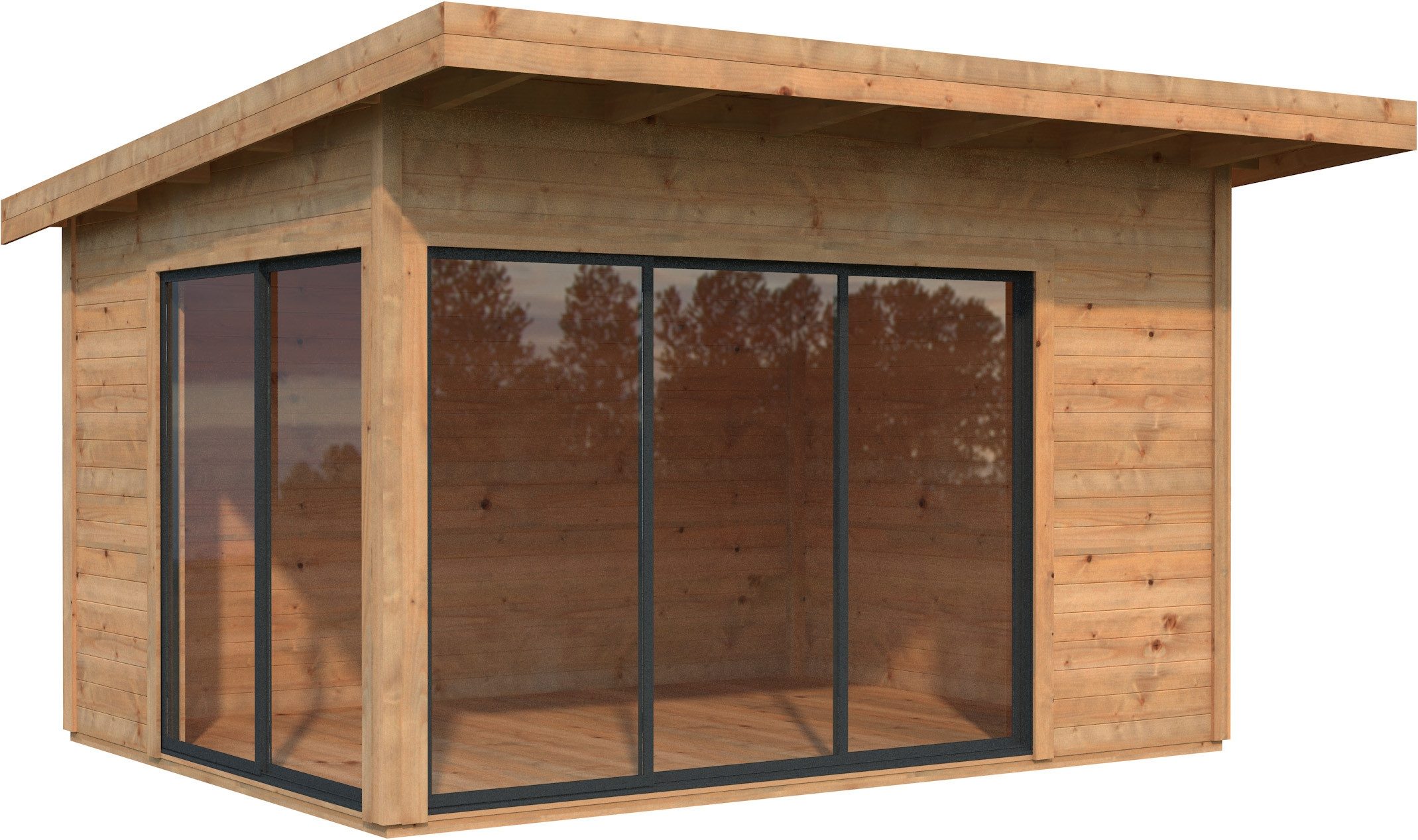 Palmako Gartenhaus Andrea 11,2 m², Slide, BxT: 434x402 cm