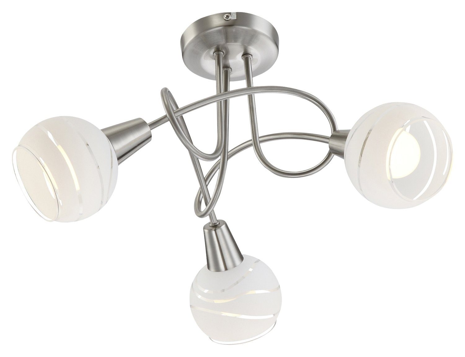 GLOBO LIGHTING LED Deckenleuchte MILOUD, 3-flammig, günstig online kaufen