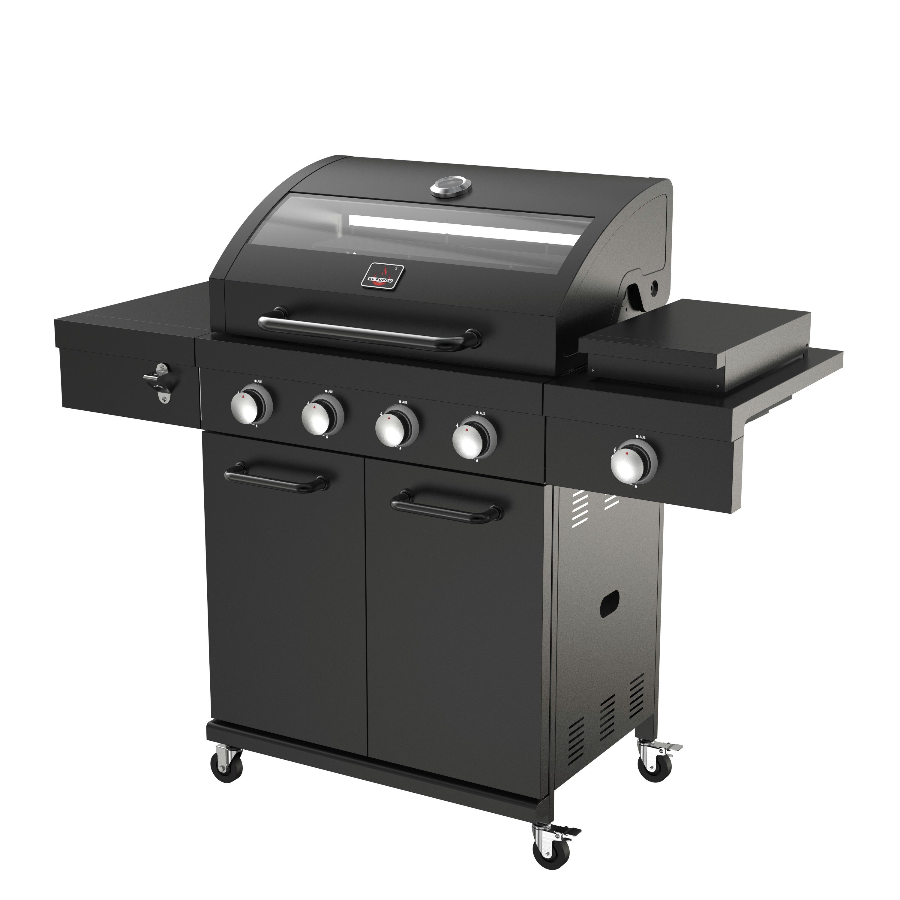 El Fuego Gasgrill Gasgrill "Kingsten Nocturne" von El Fuego®, 4 + 1 Brenner