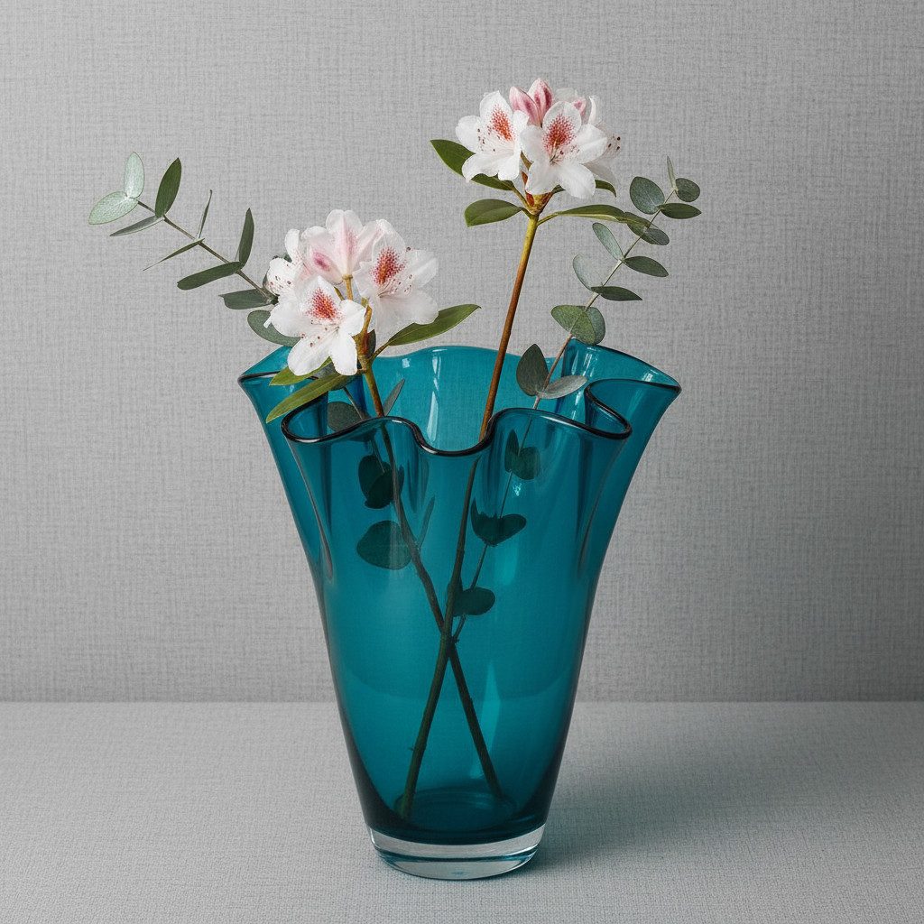 Signature Home Collection Tischvase (1 Stück, 1 St., 1x Glasvase), Handgefertigt in Europa, mundgeblasene Glasvase in Premiumqualität