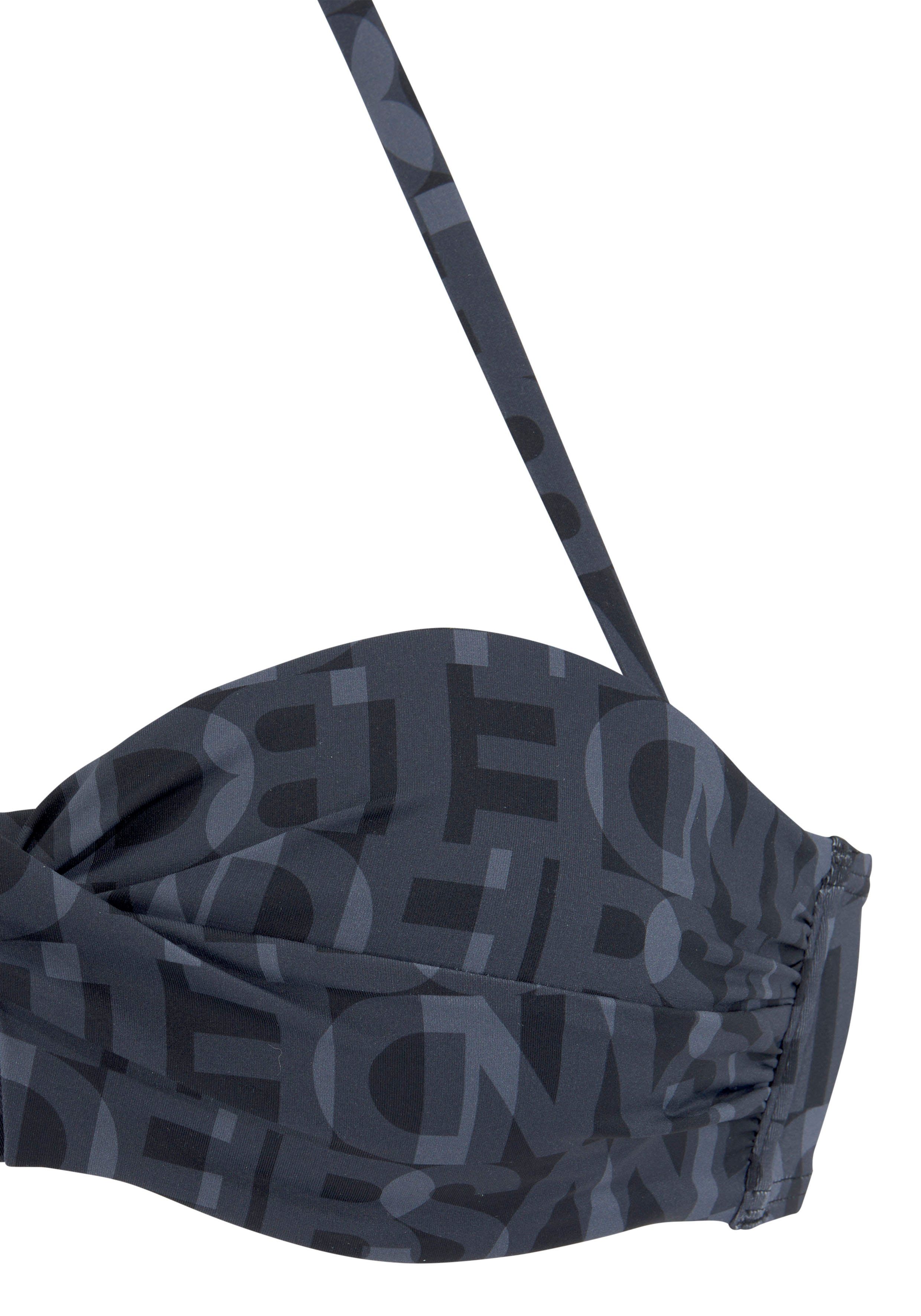 Elbsand Bügel-Bandeau-Bikini-Top Letra, mit tollem Wording – Bild 2 von 5
