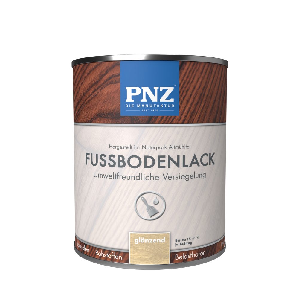 PNZ - Die Manufaktur Lack Fußbodenlack, haltbarer Renovierungsanstrich für Parkett, Kork & Holz