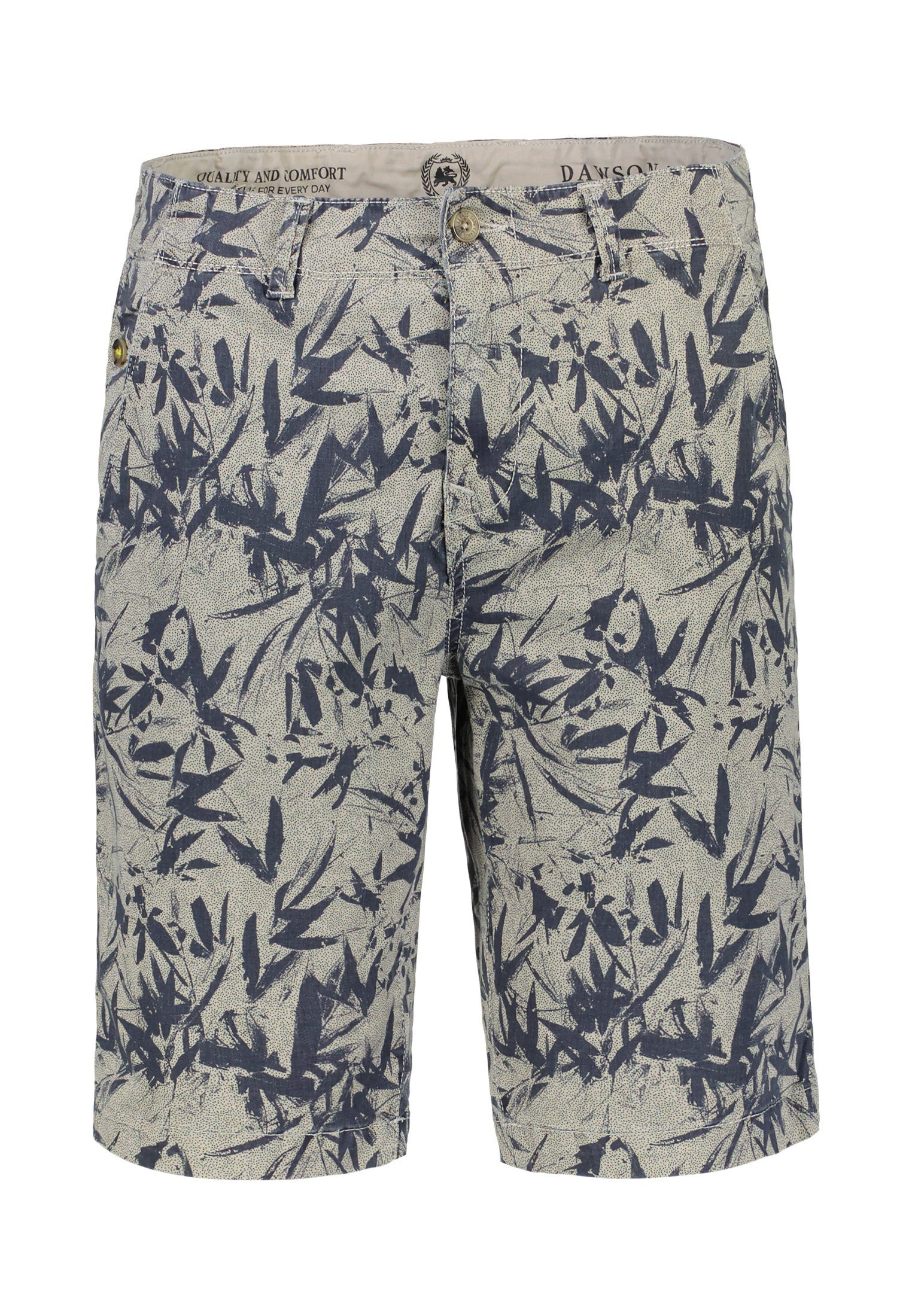 LERROS Chinoshorts LERROS Chino Bermuda mit floralem Print