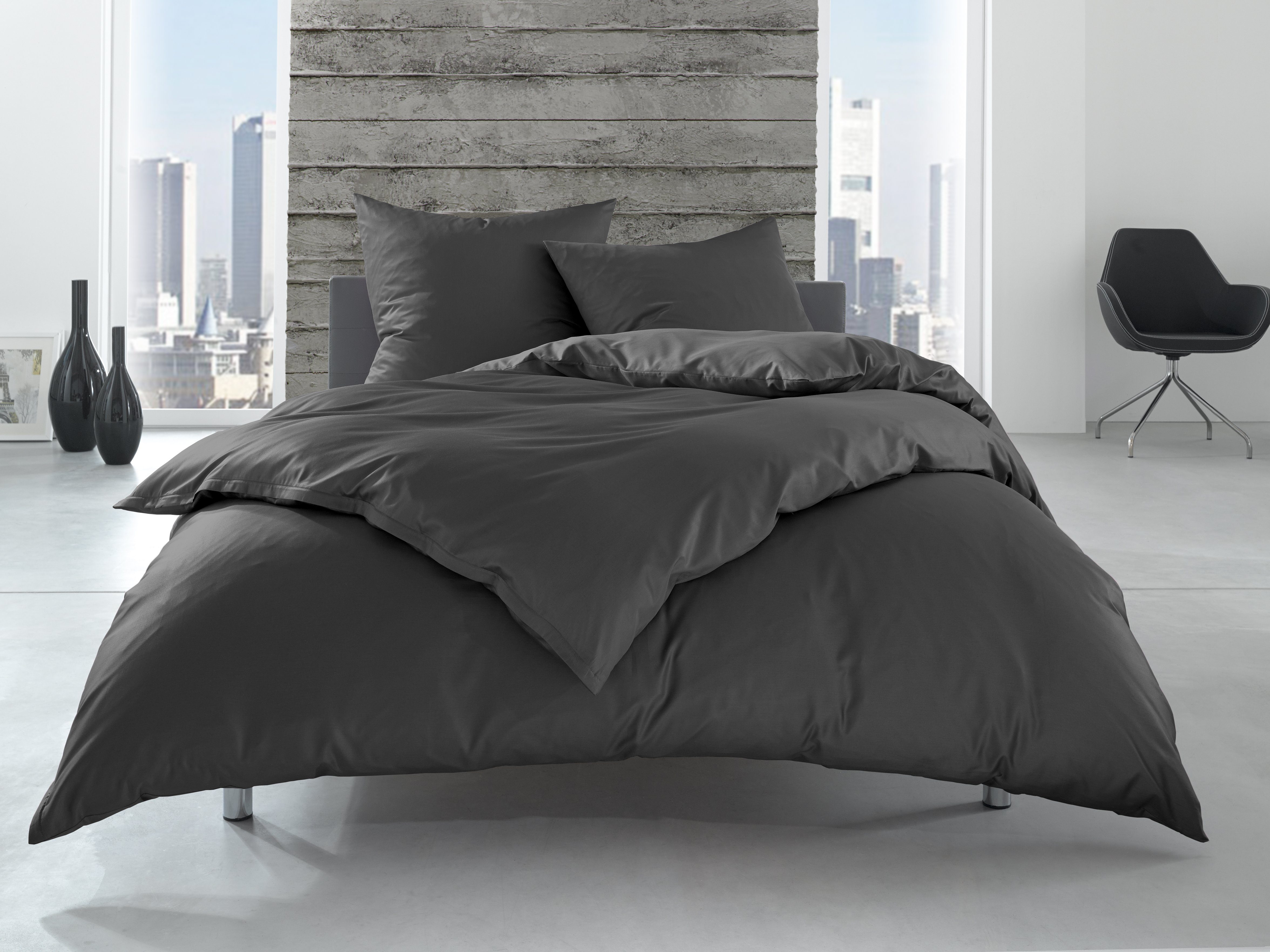 BETTWAESCHE-MIT-STIL Bettwäsche Linon / Renforcé Hotelbettwäsche günstig online kaufen