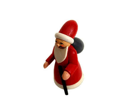Spielwarenmacher Günther e.K. Weihnachtsfigur Miniaturfigur Weihnachtsmann bunt Höhe=6cm NEU, Für Setzkasten,freistehend, zum basteln geeignet