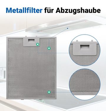 VIOKS Fettfilter Metallfilter Ersatz für Bosch 00353110, Zubehör für Dunstabzugshaube, 310 х 250 х 9 mm