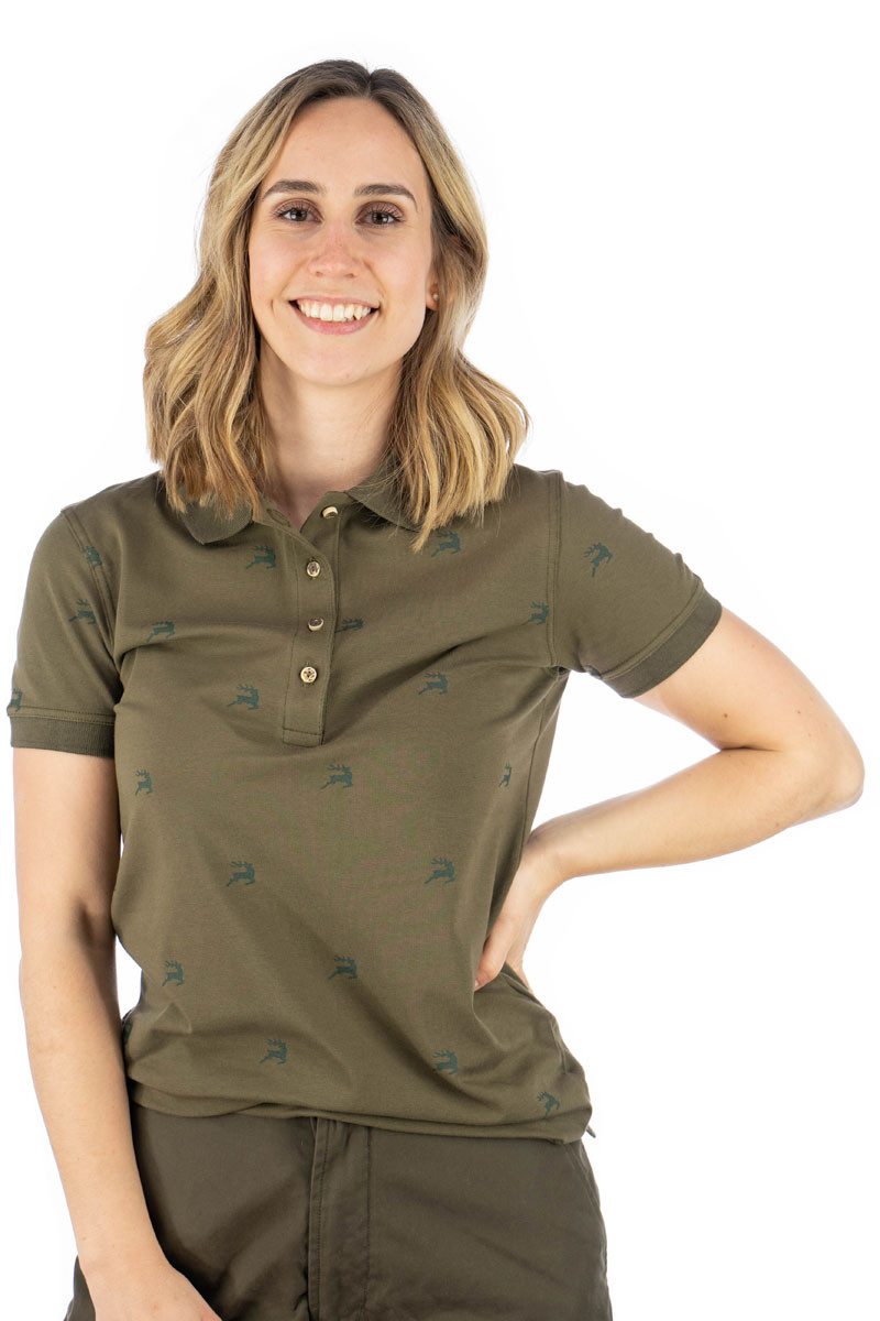 OS Trachten Poloshirt Qimira Tailliert – Bild 3 von 4