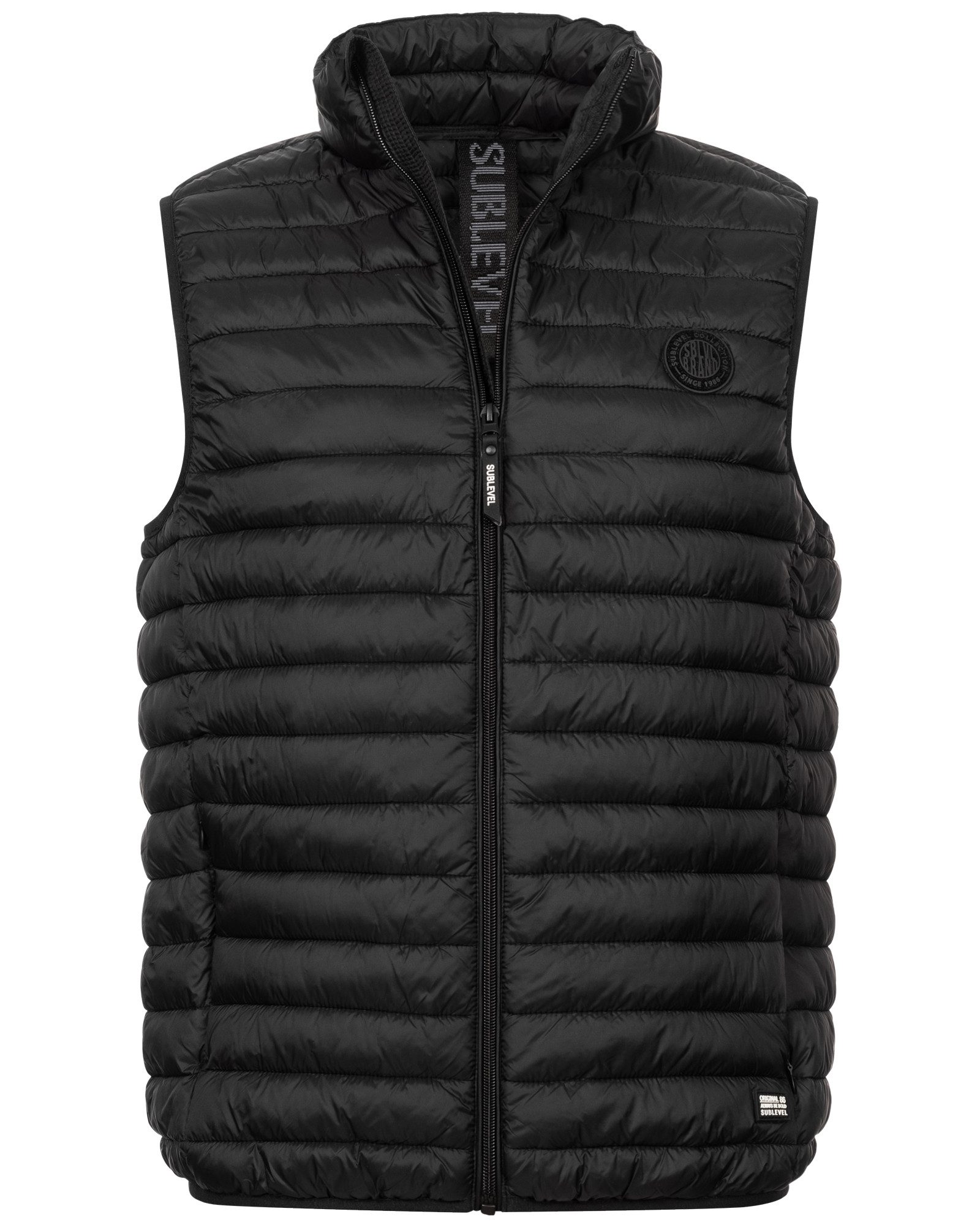 SUBLEVEL Steppweste Herren Steppweste Bodywärmer Weste Outdoor Stehkragen H günstig online kaufen