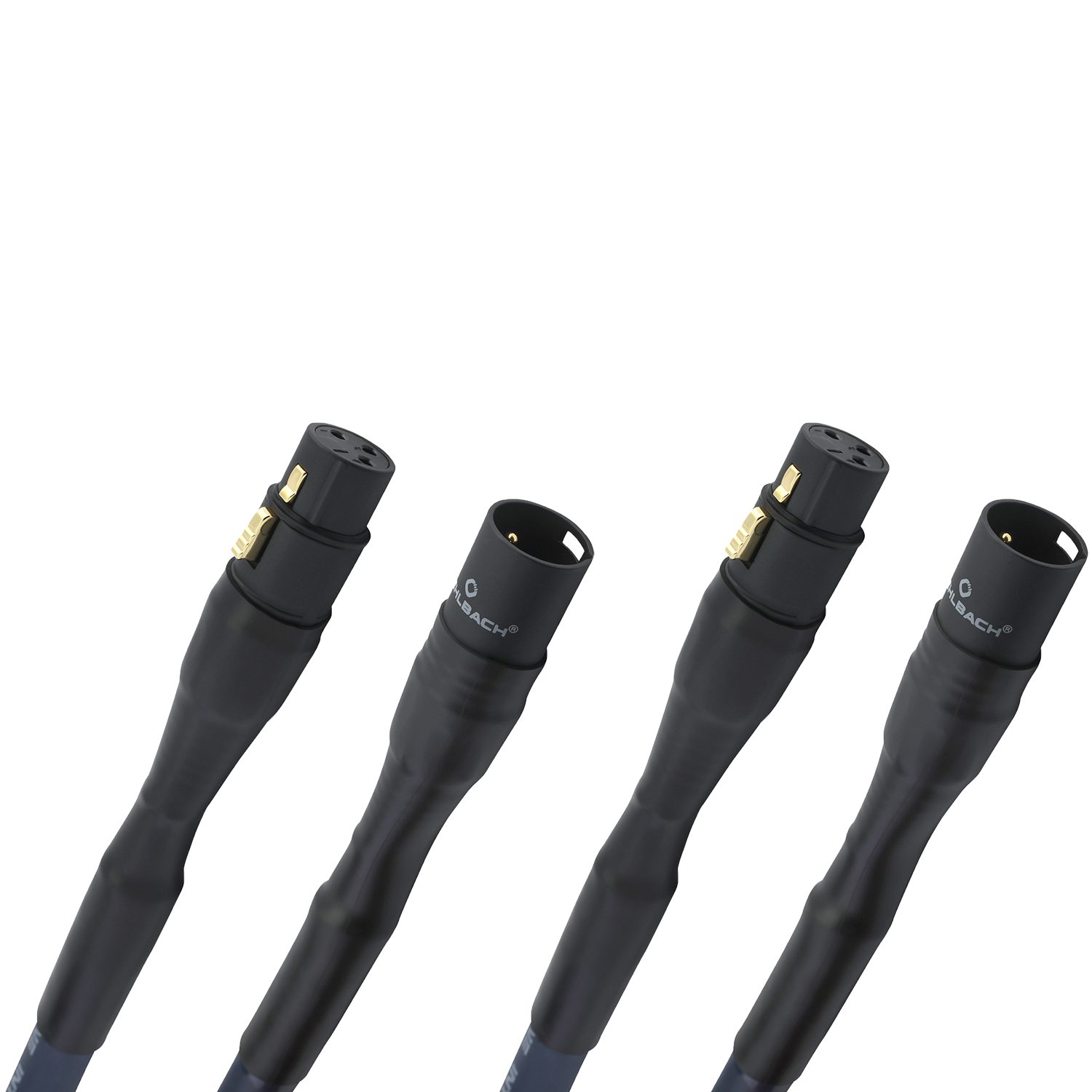 OEHLBACH Series 1 X Symmetrisches NF Audio-XLR-Kabel 1 Paar Audiokabel Audio-Kabel, XLR, XLR-Kupplung (50 cm), Flexibel, Hochwertiges Kupfer