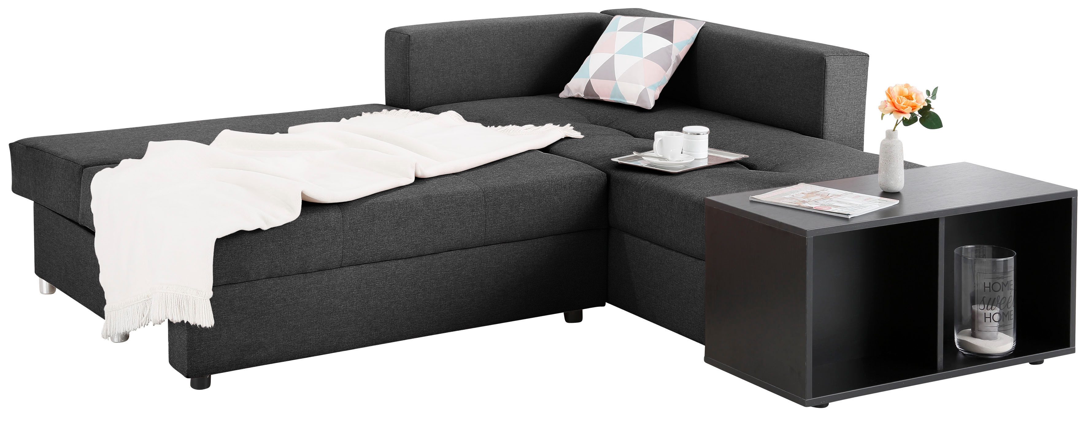 Ecksofa Italia L-Form, B: 217 cm