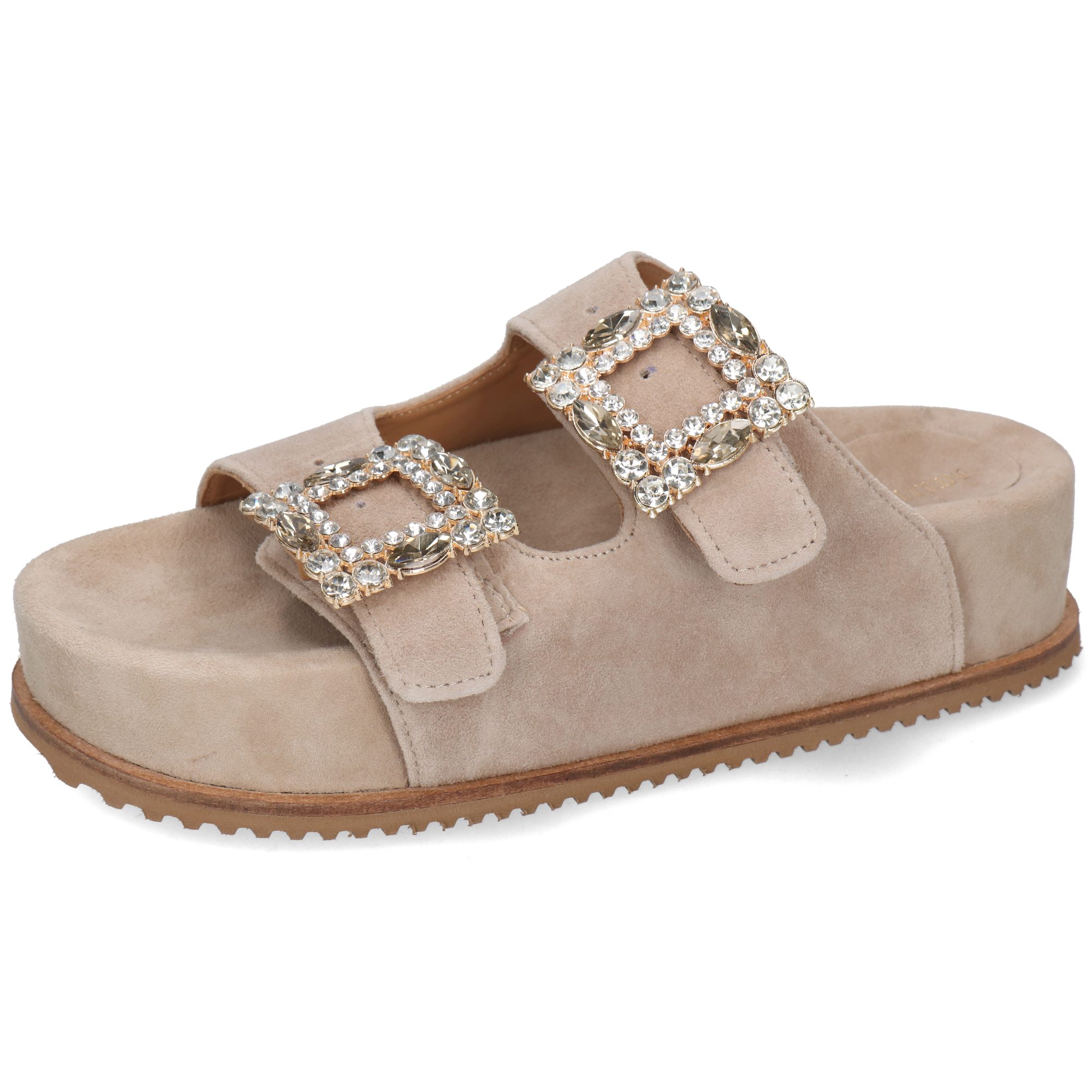 Melvin & Hamilton Eve 3 Leder-Pantoletten für Damen Pantolette Plateausohlen, Echtes Leder