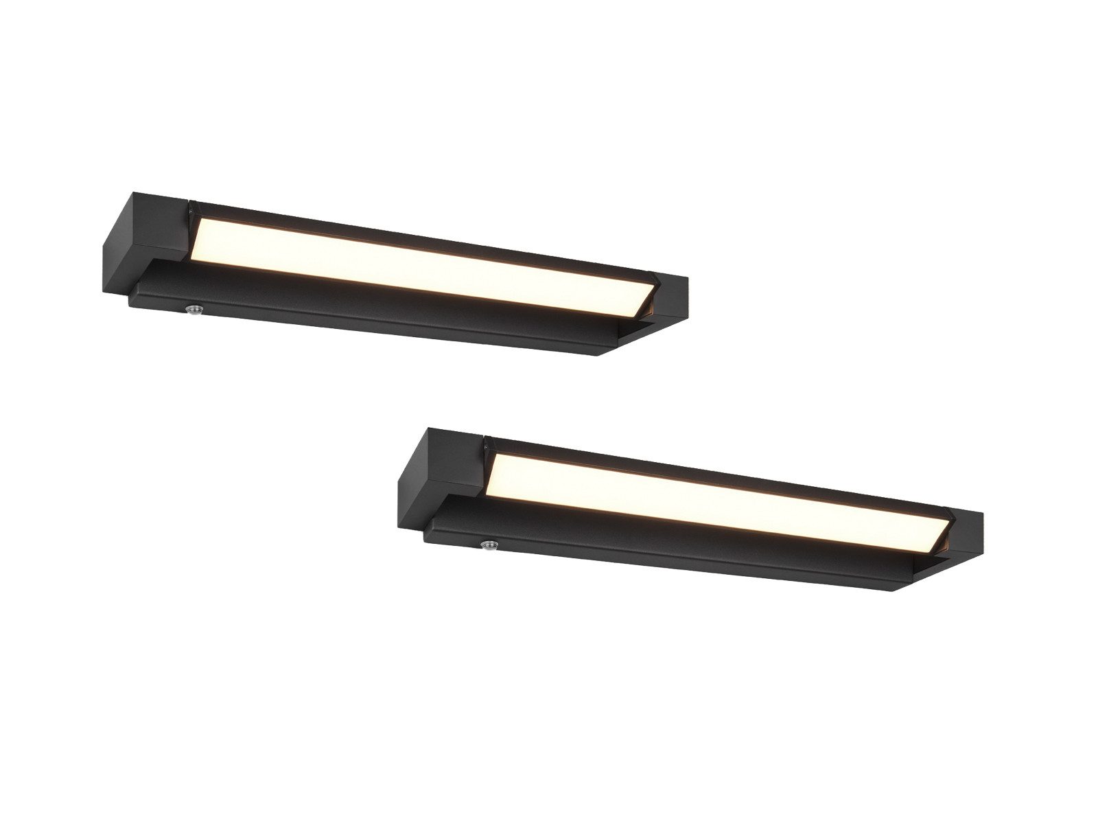 TRIO Leuchten LED Spiegelleuchte, Dimmfunktion, LED fest integriert, warmweiß, neutralweiß, 2er SET Wand-leuchte, Bad-lampe für Badezimmer-spiegel, Breite 50cm