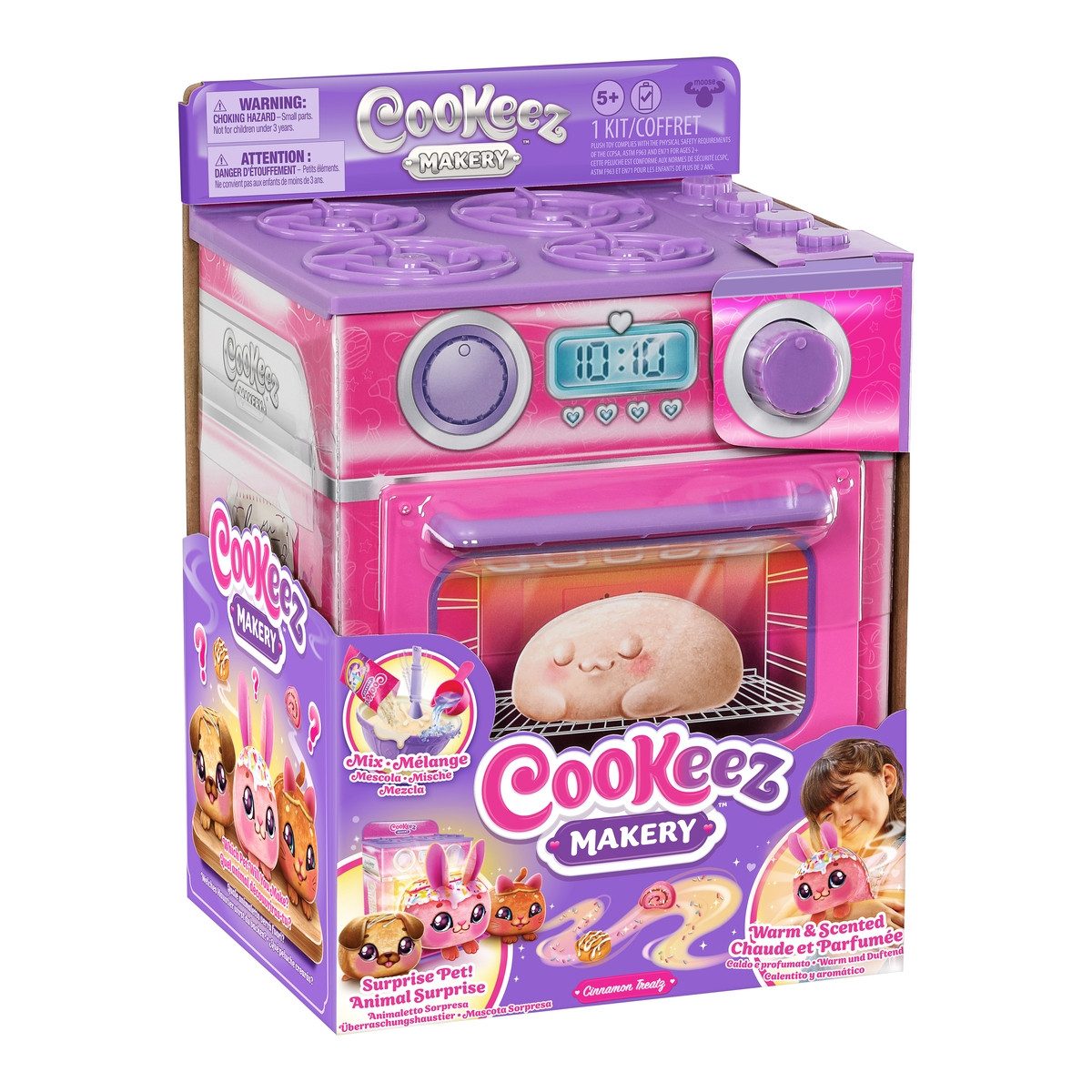 Moose Toys Spielfigur Cookeez Makery Ofen Spielset Kuchen pink