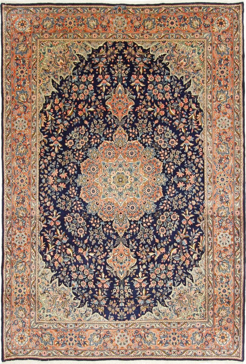 Orientteppich Kerman Sherkat 199x293 Handgeknüpfter Orientteppich / Perserteppich, Nain Trading, rechteckig, Höhe: 12 mm