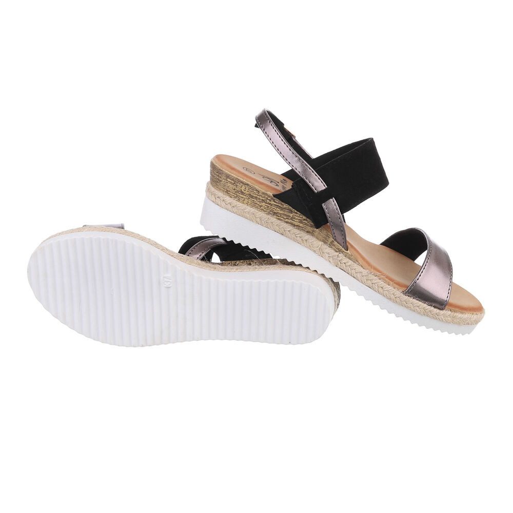 Ital-Design Damen Freizeit Plateausandaletten (86017049) Keilabsatz/Wedge günstig online kaufen