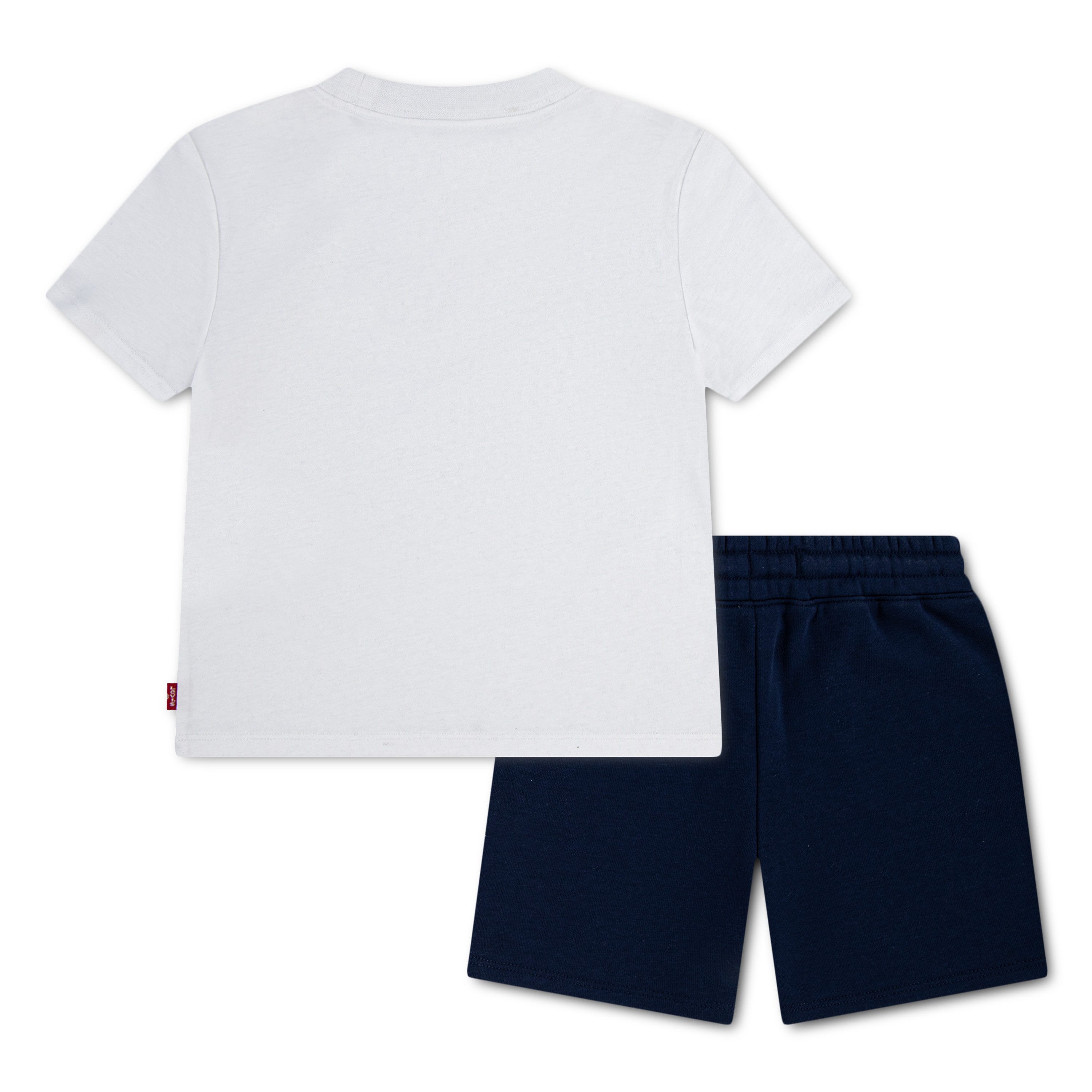 Levi's® Kids T-Shirt & Sweatbermudas LVB BATWING TEE & KNIT SHORT (Set, 2-tlg) mit kleinem Logo-Batwing-Print