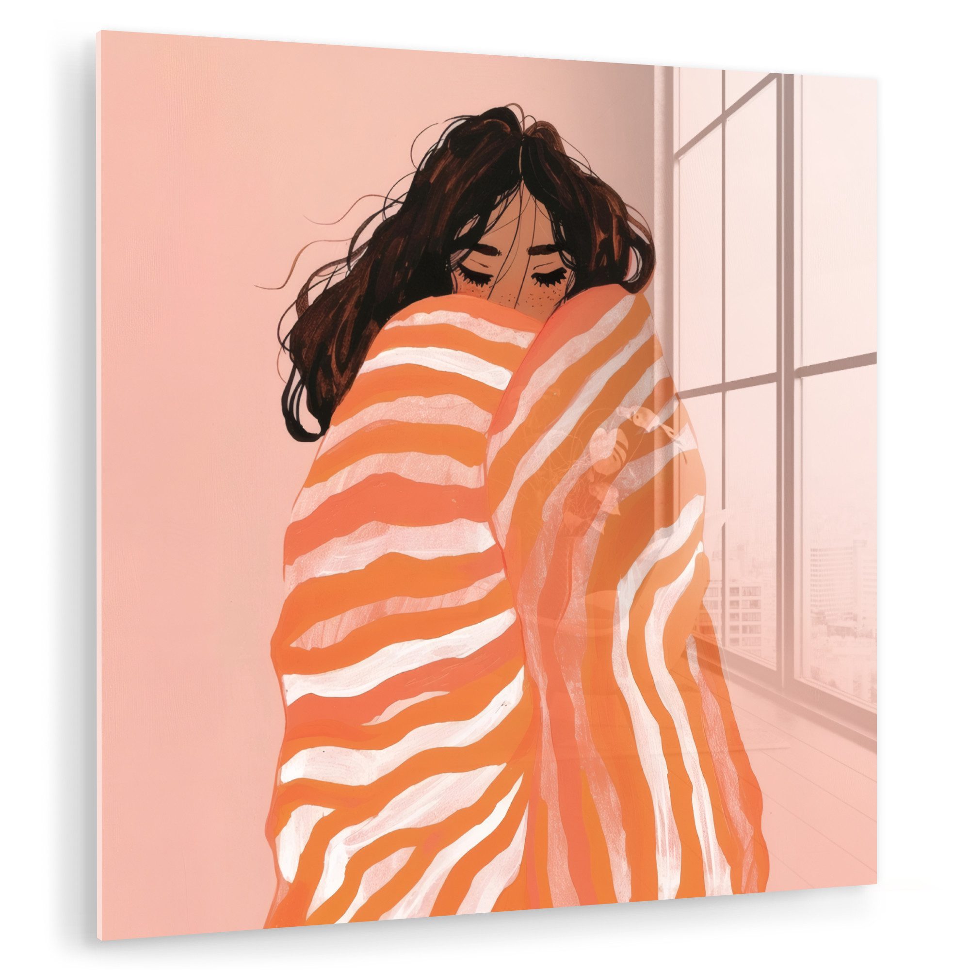 MuchoWow Acrylglasbild Mädchen - Decke - günstig online kaufen