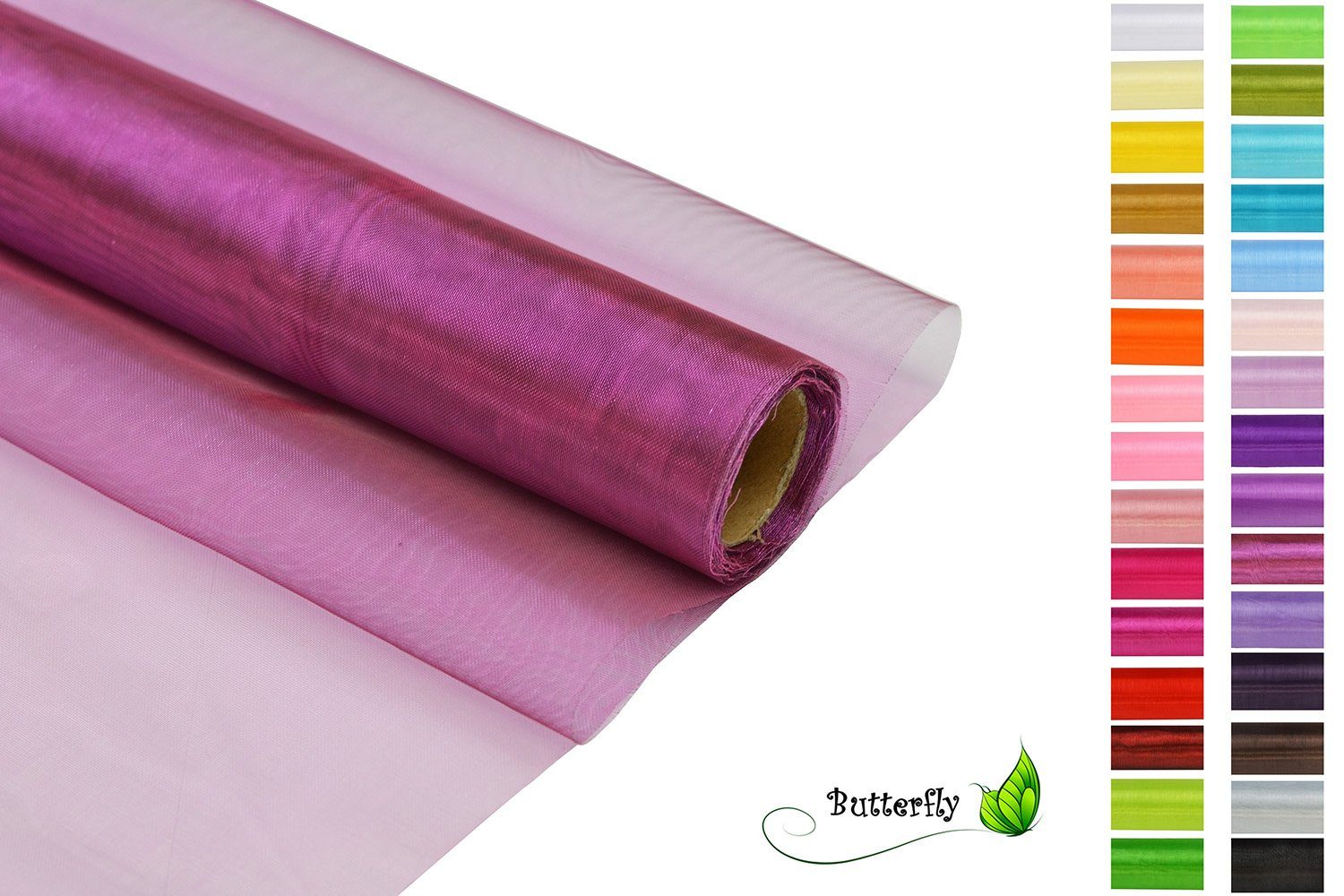 Creativery Tüllband 9m X 30cm - Lila Tüllstoff Für Deko Und Tütüs