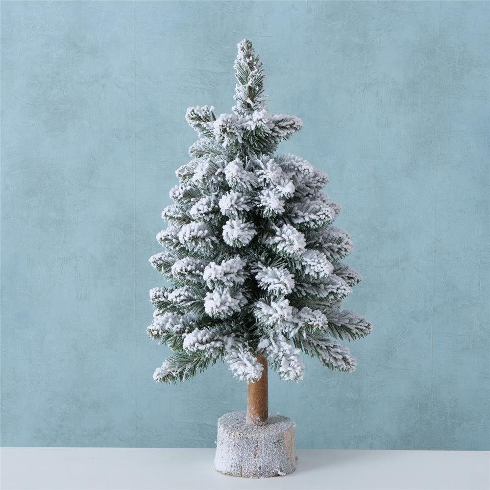 BOLTZE Weihnachtsfigur Schnee cm, 60 Weihnachtsbaum Weihnachtsdekoration mit Dekobaum Tannenbaum Natan