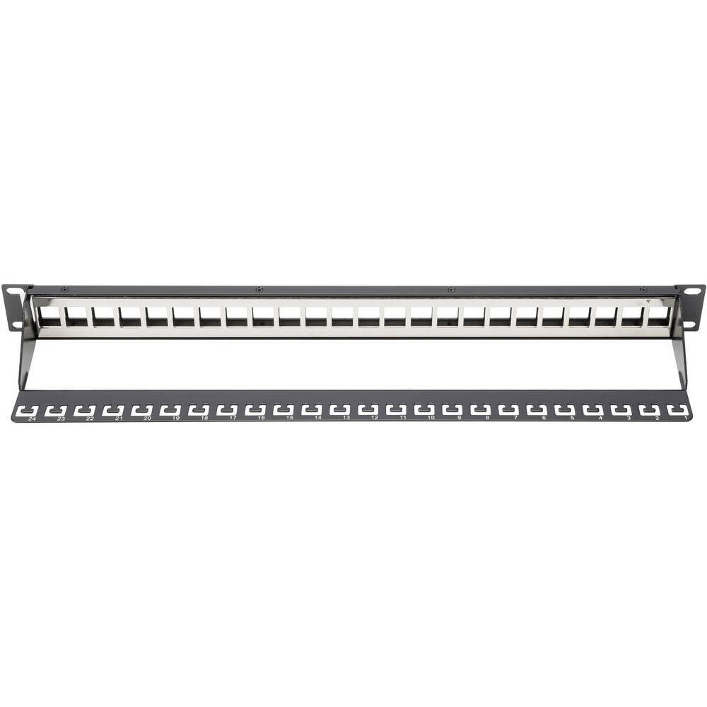 24 Port Modulares Patch Panel, geschirmt Netzwerk-Patch-Panel