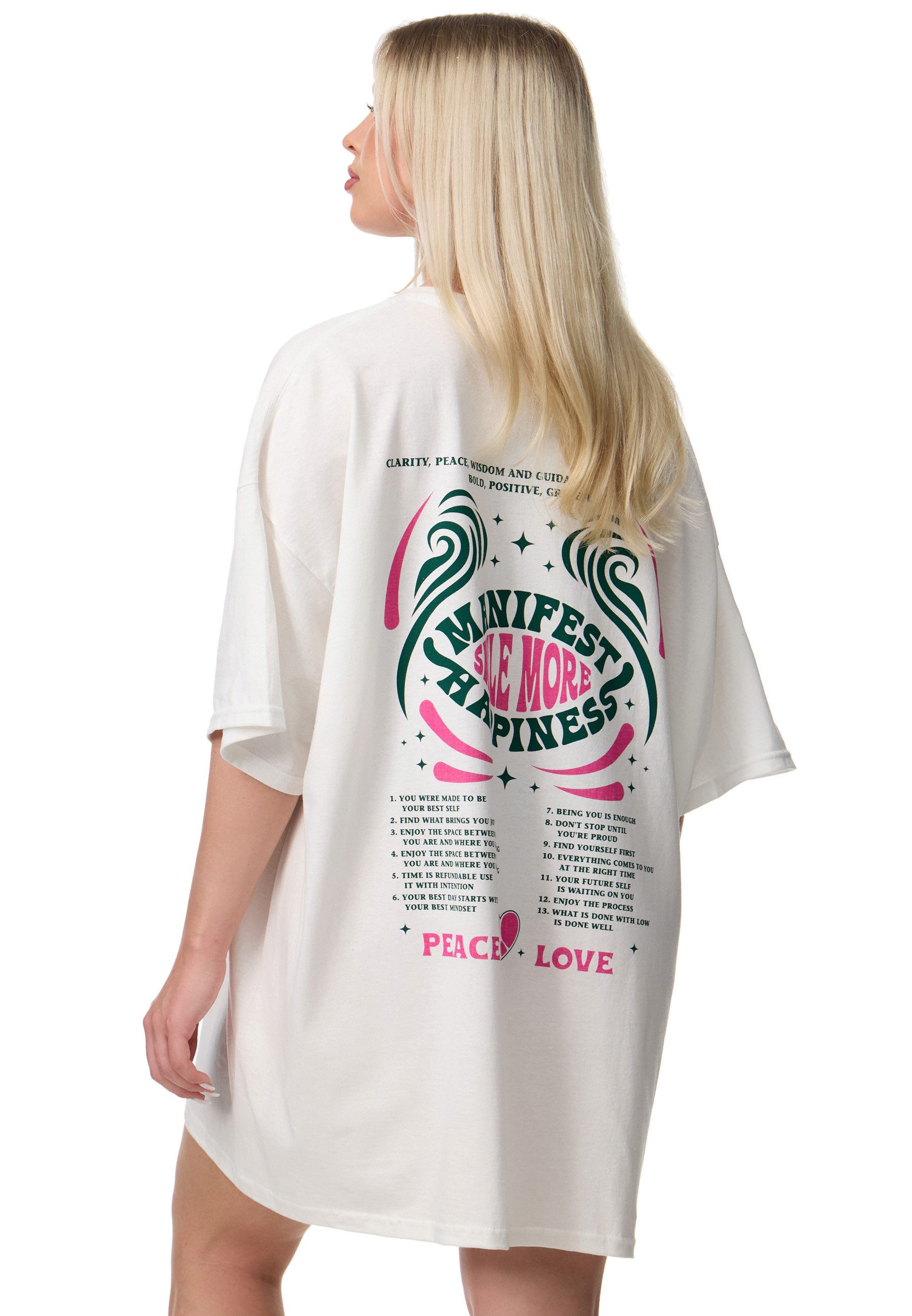 Worldclassca T-Shirt Worldclassca Oversized PEACE LOVE günstig online kaufen