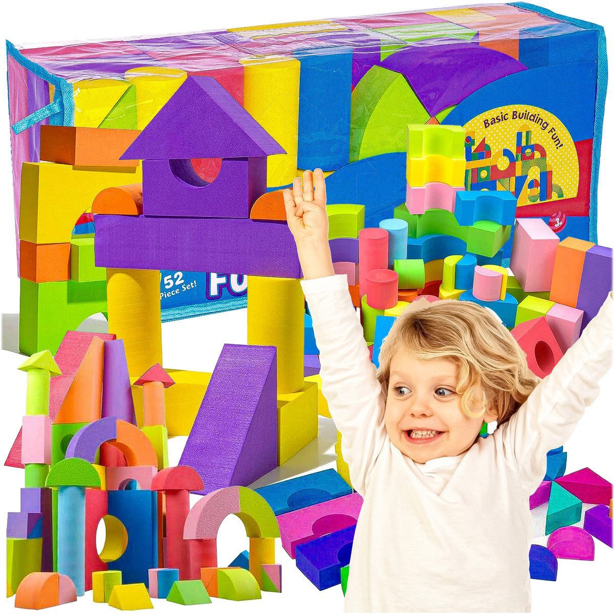 LA CUTE Puzzle Schaumstoffblöcke für Kinder günstig online kaufen