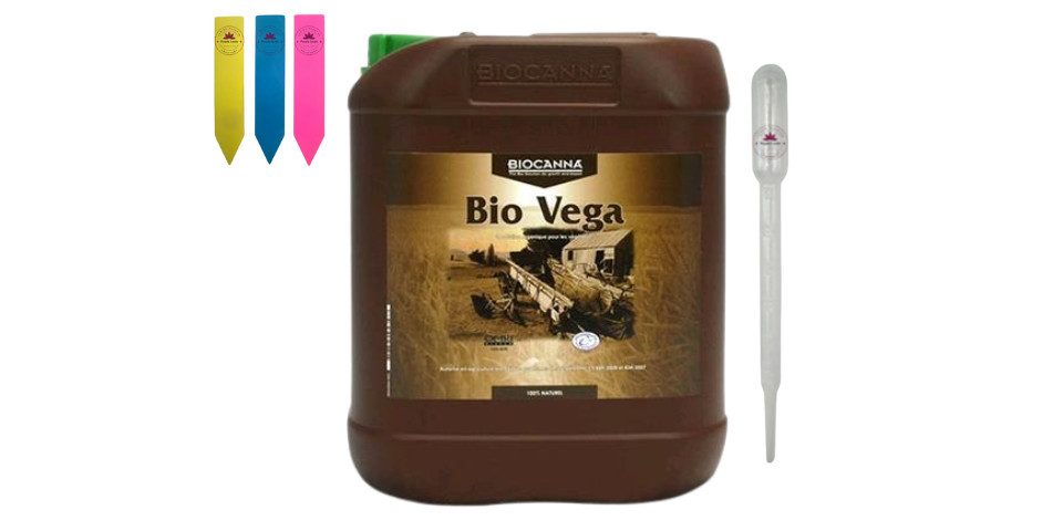 Canna Pflanzendünger Canna Bio Vega, Einzelflasche mit Zubehör, Organische Nährlösung 5L