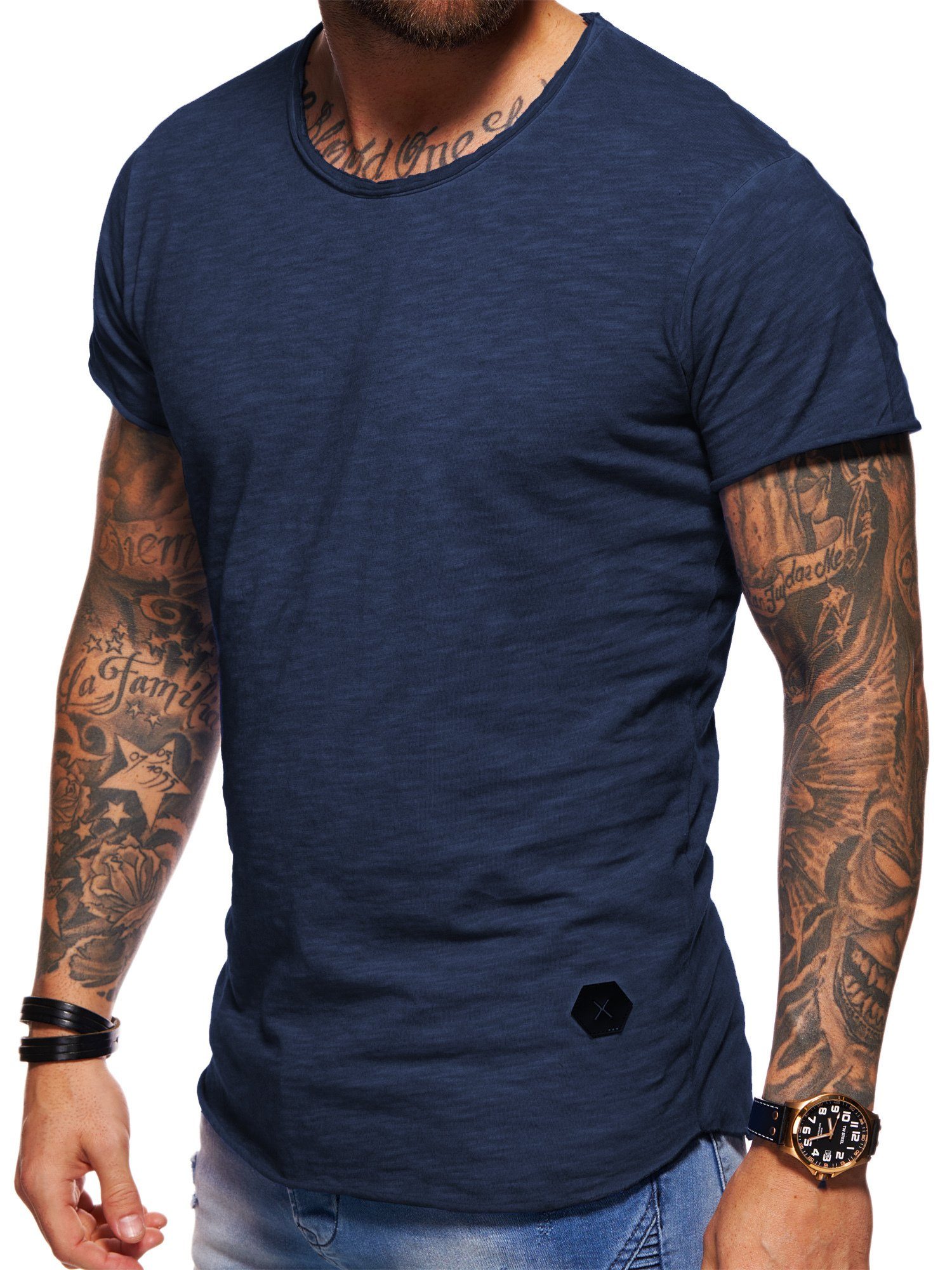 behype T-Shirt MSOHIO mit Rundhals-Ausschnitt Herren günstig online kaufen