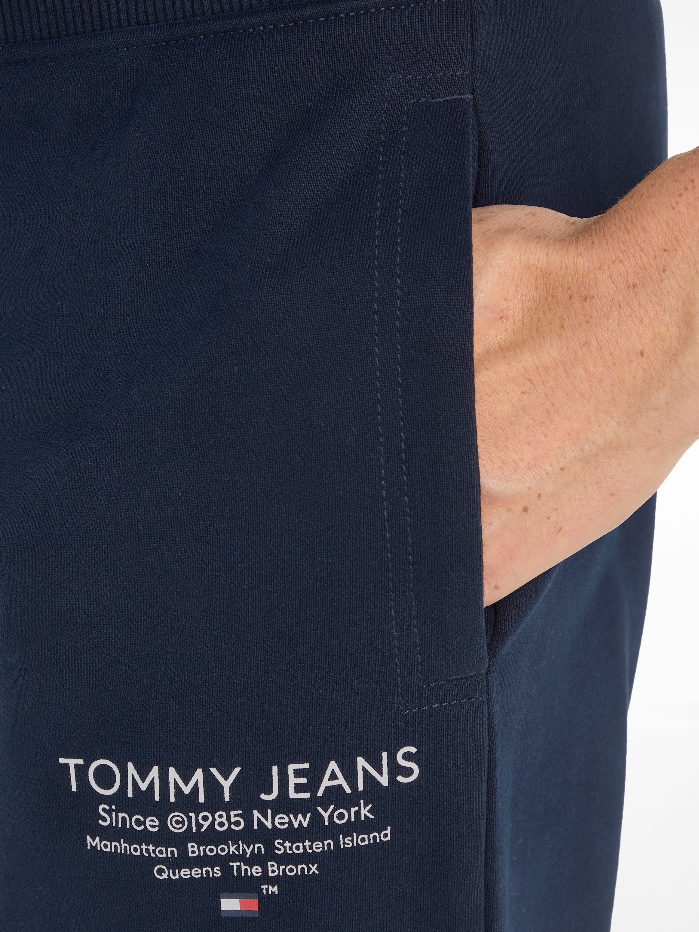 ENTRY Dark Navy SWEATPANT Night SLIM mit Bein Jogginghose TJM am Jeans Tommy Logodruck GRAPHIC