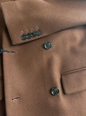 Scotch & Soda Wollmantel SCOTCH & SODA PREMIUM DOUBLE BREASTED CHESTNUT JACKET COAT MANTEL PARK