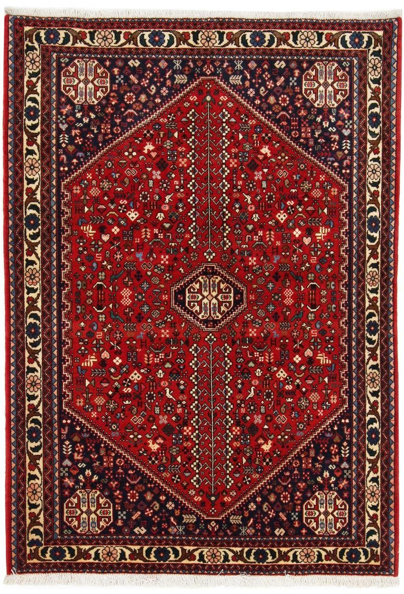 Orientteppich Abadeh 99x149 Handgeknüpfter Orientteppich / Perserteppich, Nain Trading, rechteckig, Höhe: 8 mm