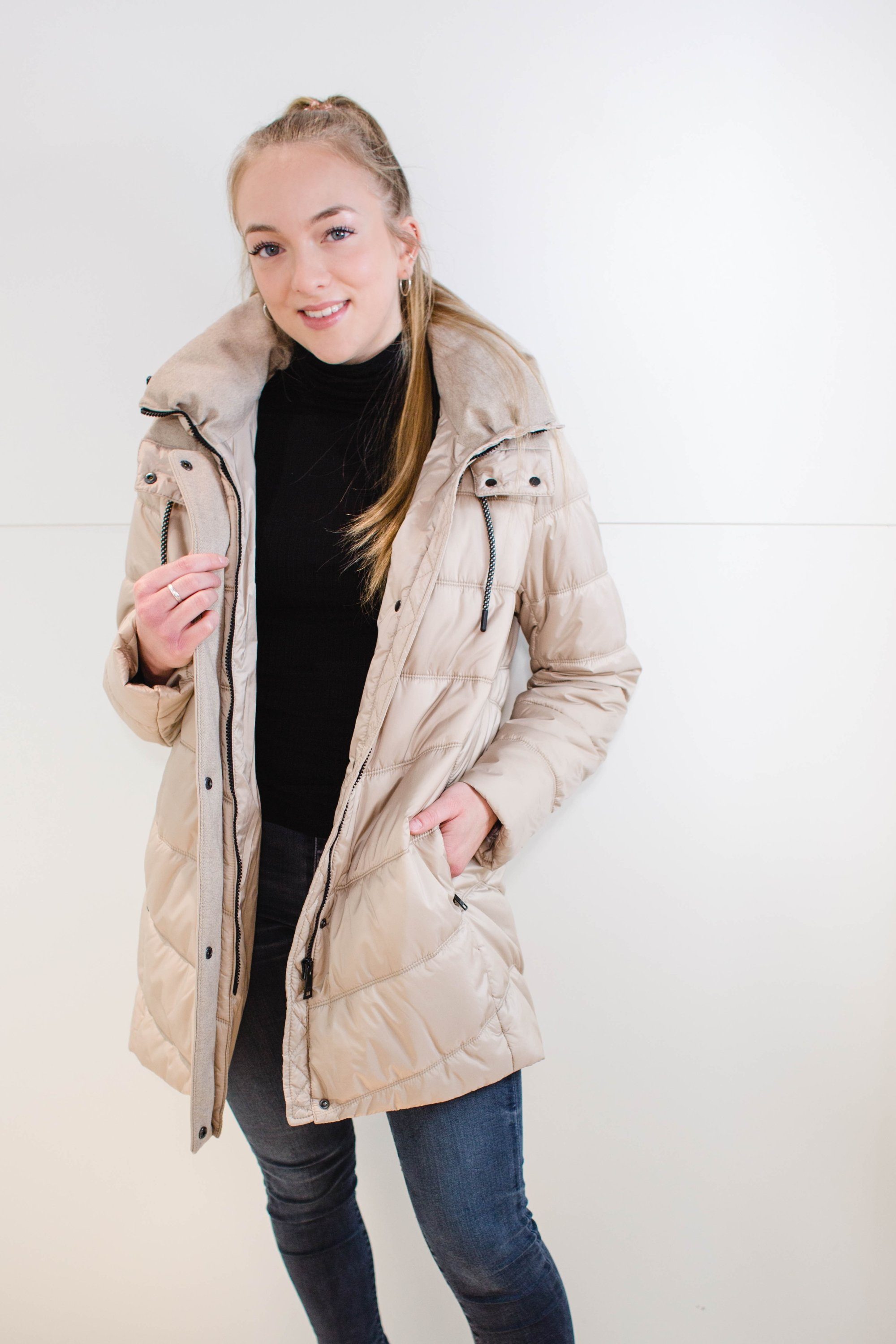 Fuchs Schmitt Wolljacke Steppjacke beige 0120